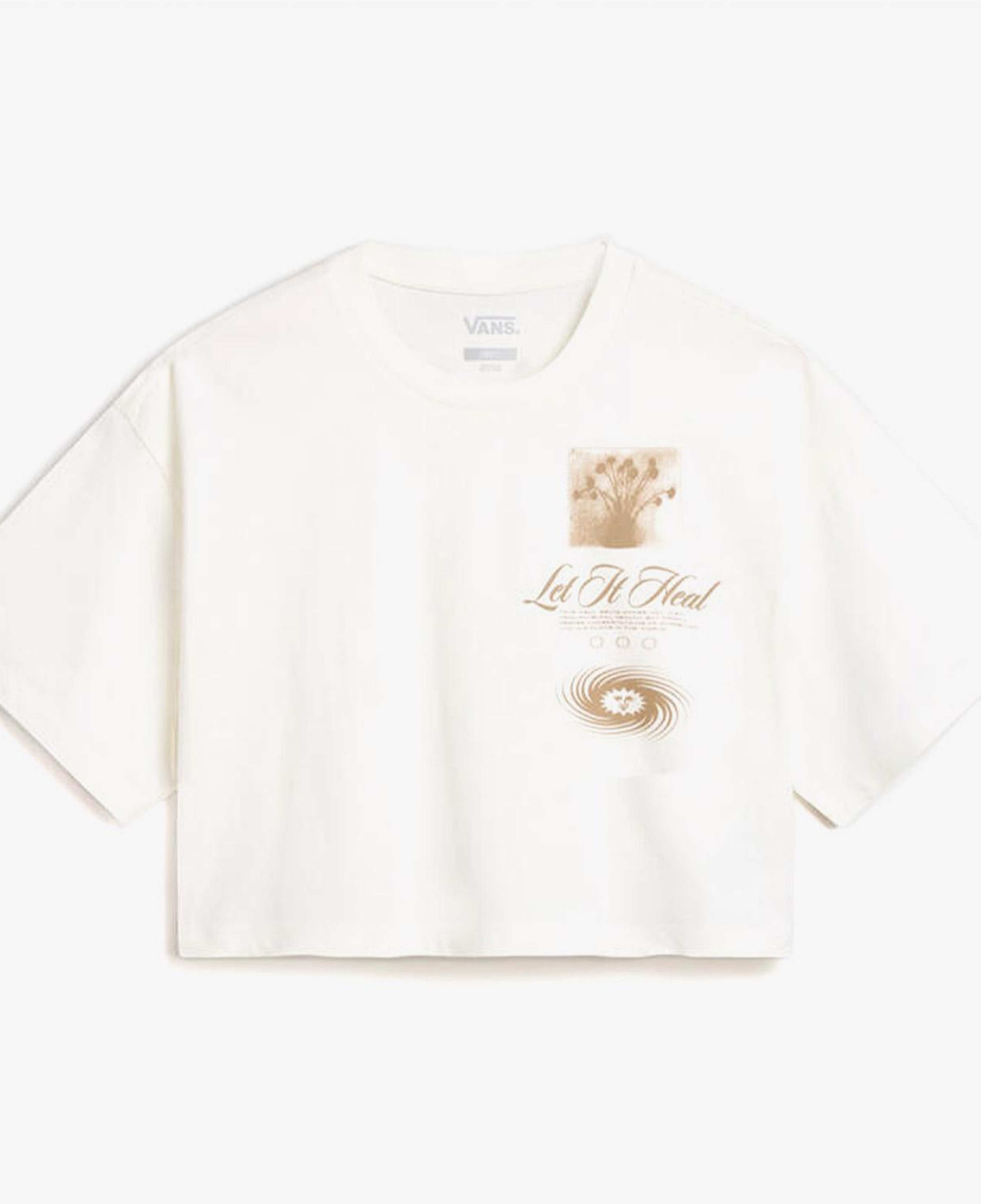 Vans Healing Ss Relax Crop Kadın Pembe T-Shirt