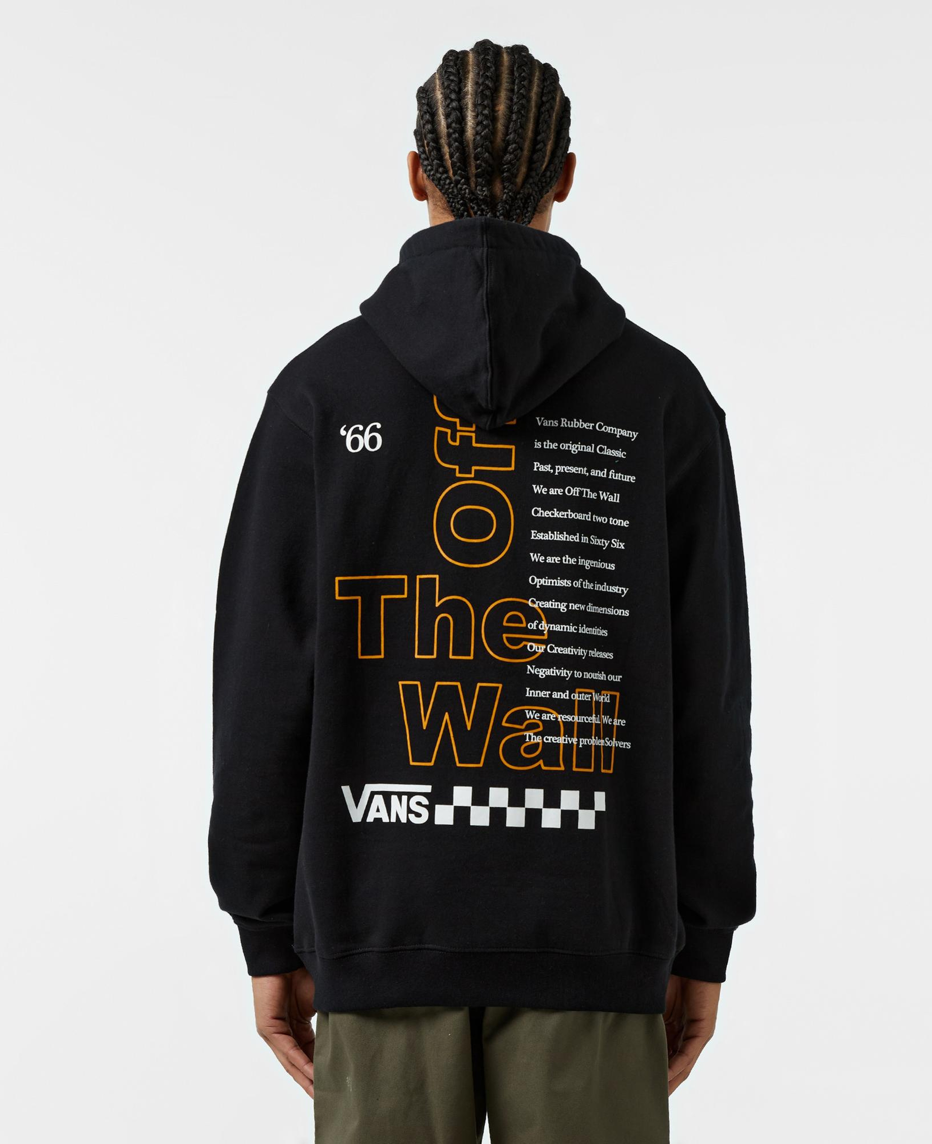 Vans Posted Loose Crew Erkek Siyah Sweatshirt
