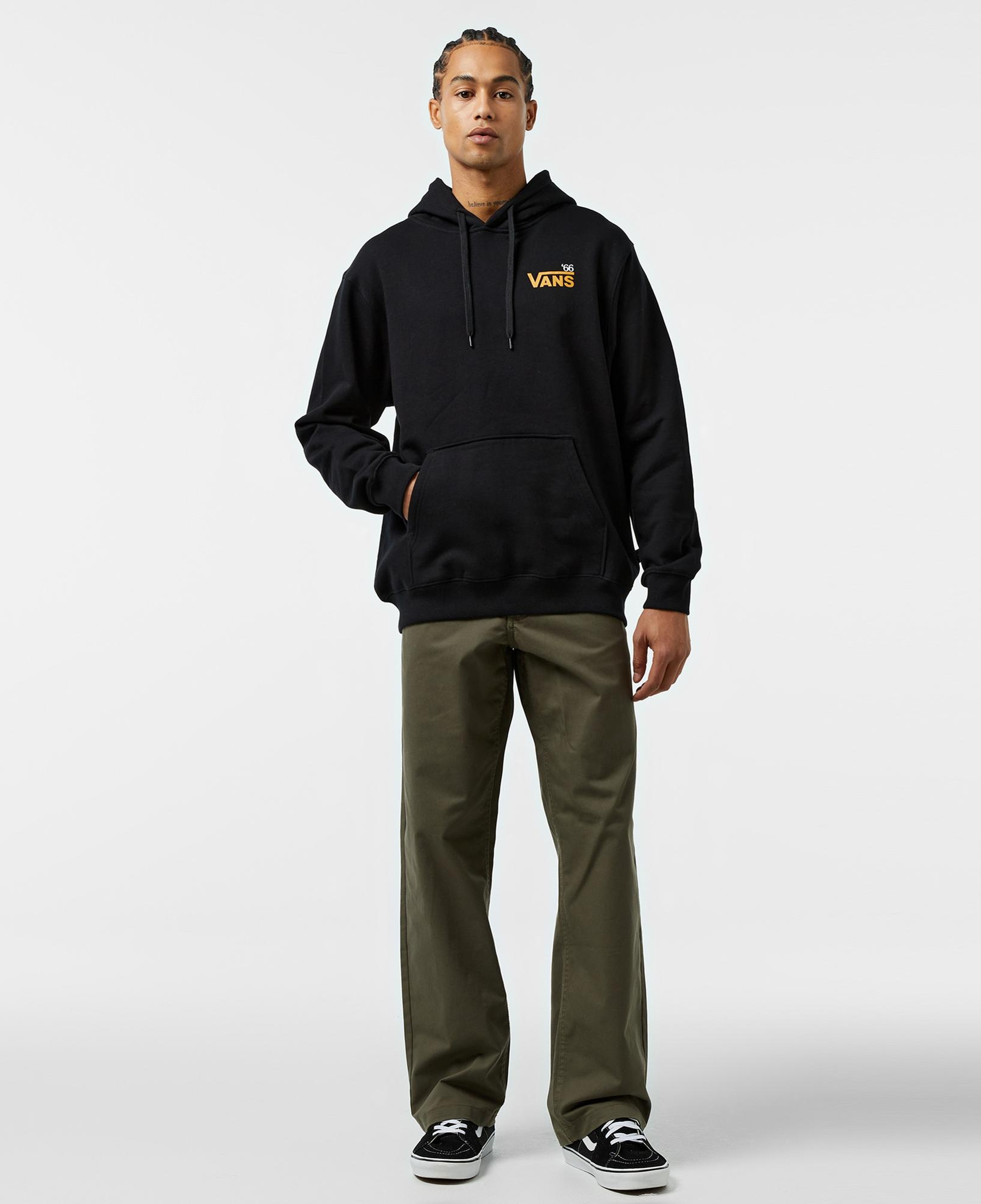 Vans Posted Loose Crew Erkek Siyah Sweatshirt