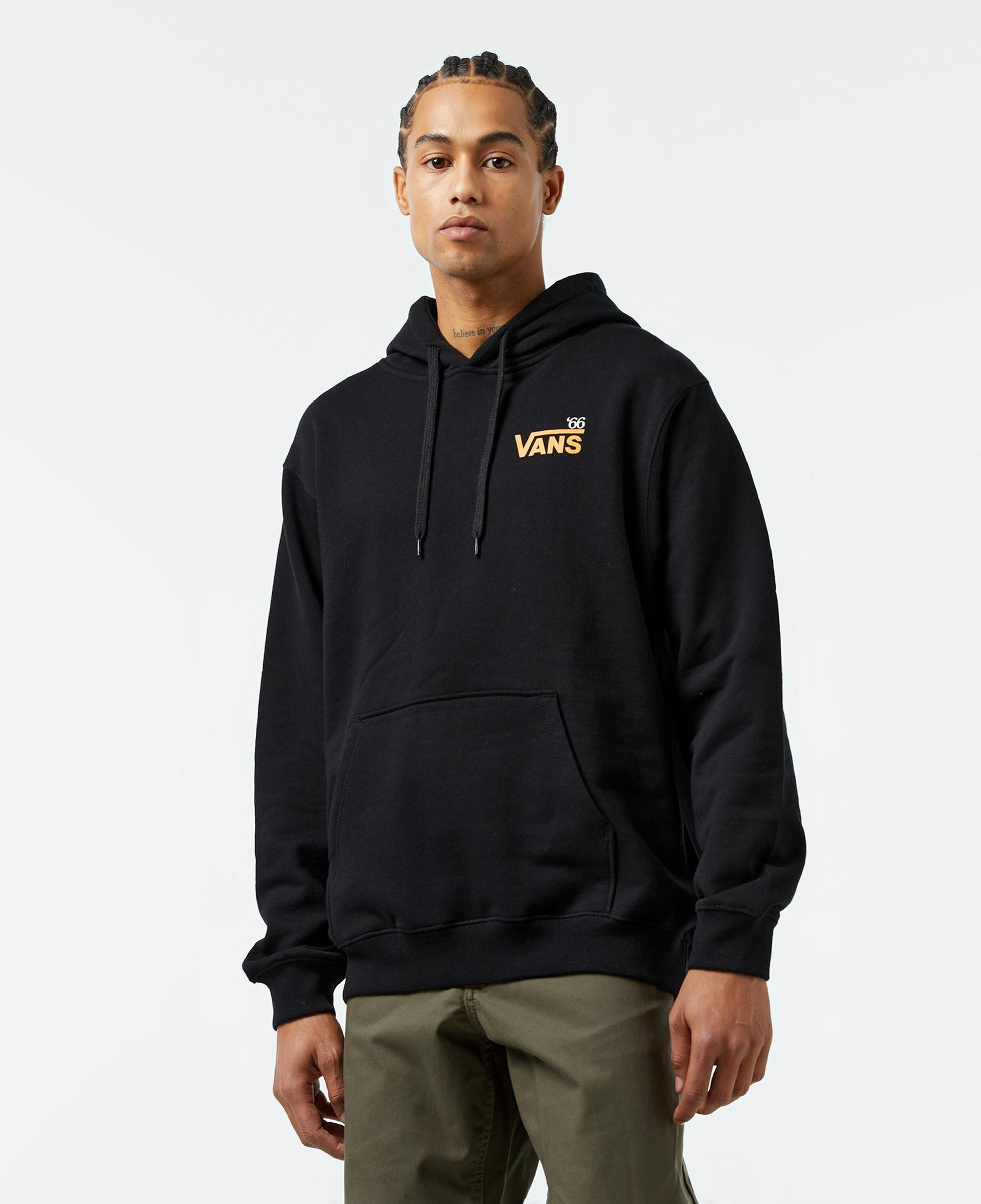 Vans Posted Loose Crew Erkek Siyah Sweatshirt