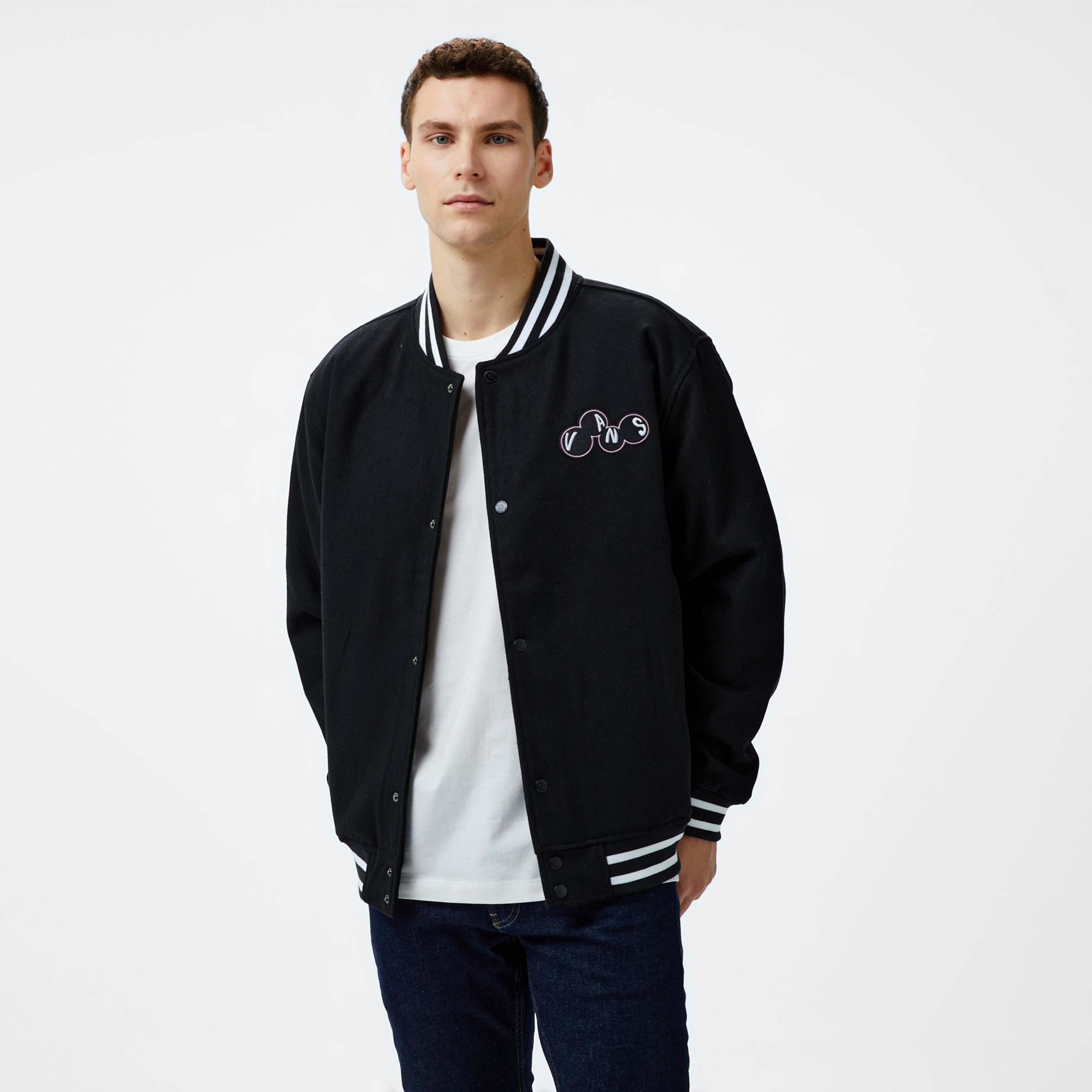 Vans Scuttle Baseball Erkek Siyah Ceket