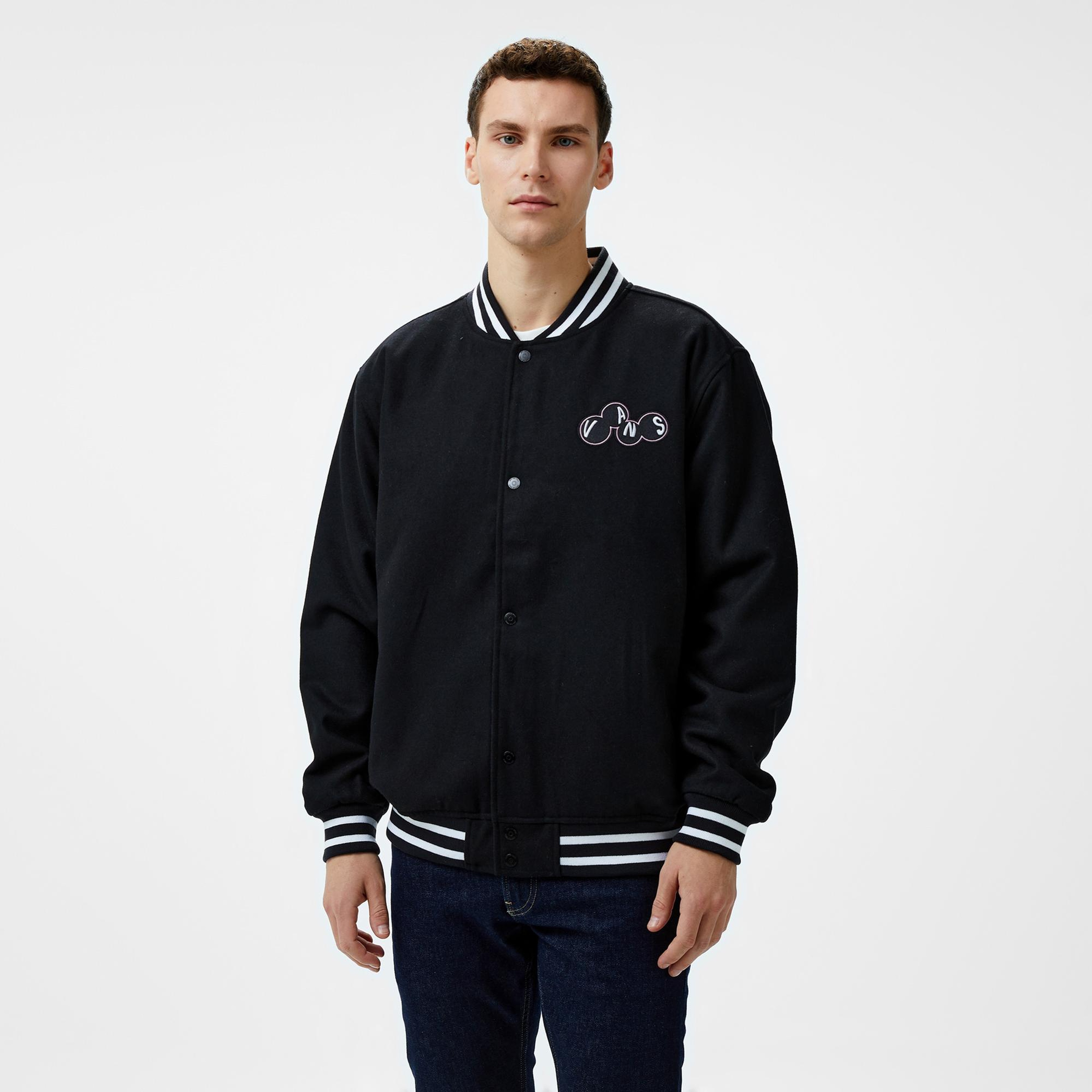 Vans Scuttle Baseball Erkek Siyah Ceket