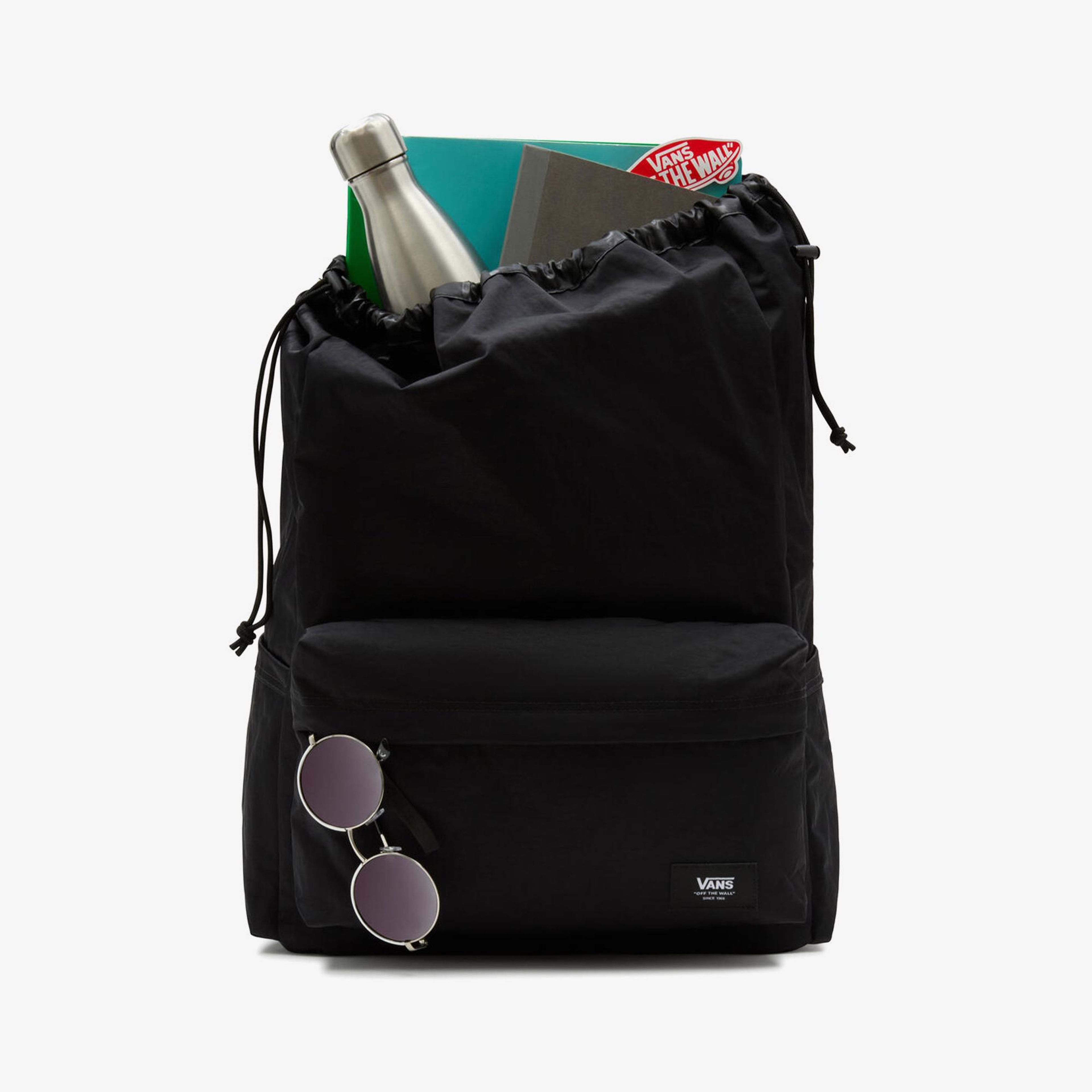 Vans Old Skool Cinch Büzgülü Kadın Siyah Sırt Çantası