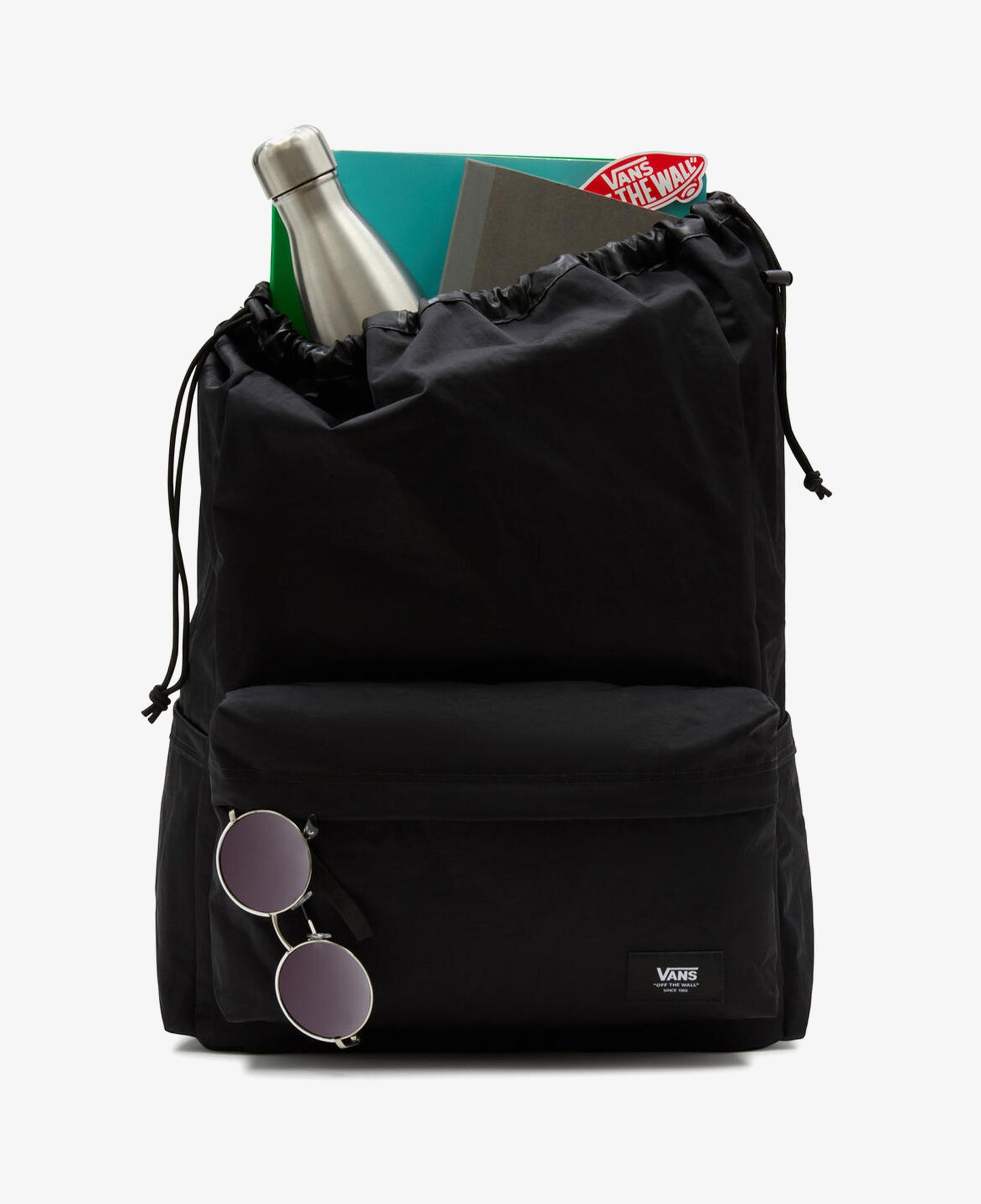 Vans Old Skool Cinch Büzgülü Kadın Siyah Sırt Çantası