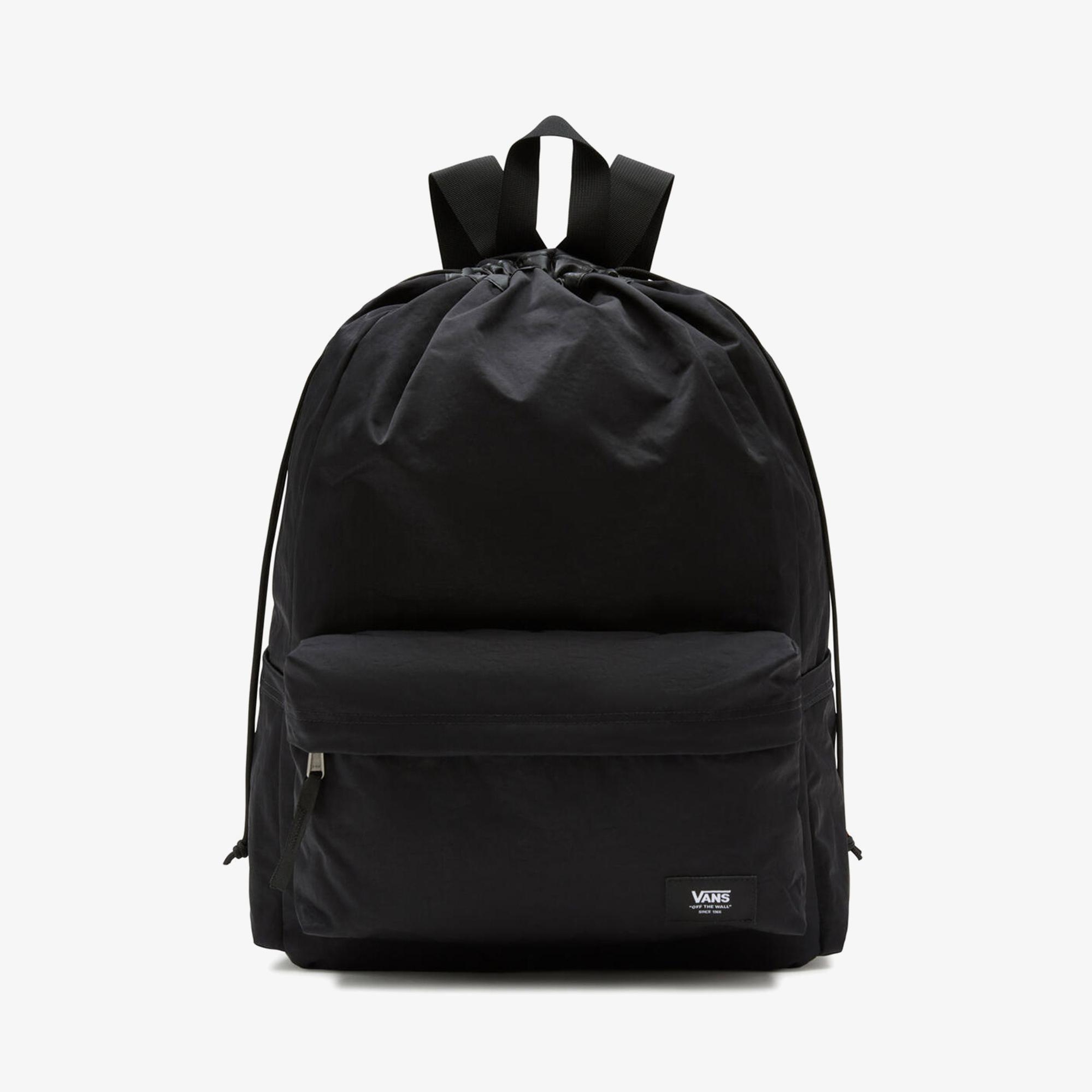 Vans Old Skool Cinch Büzgülü Kadın Siyah Sırt Çantası