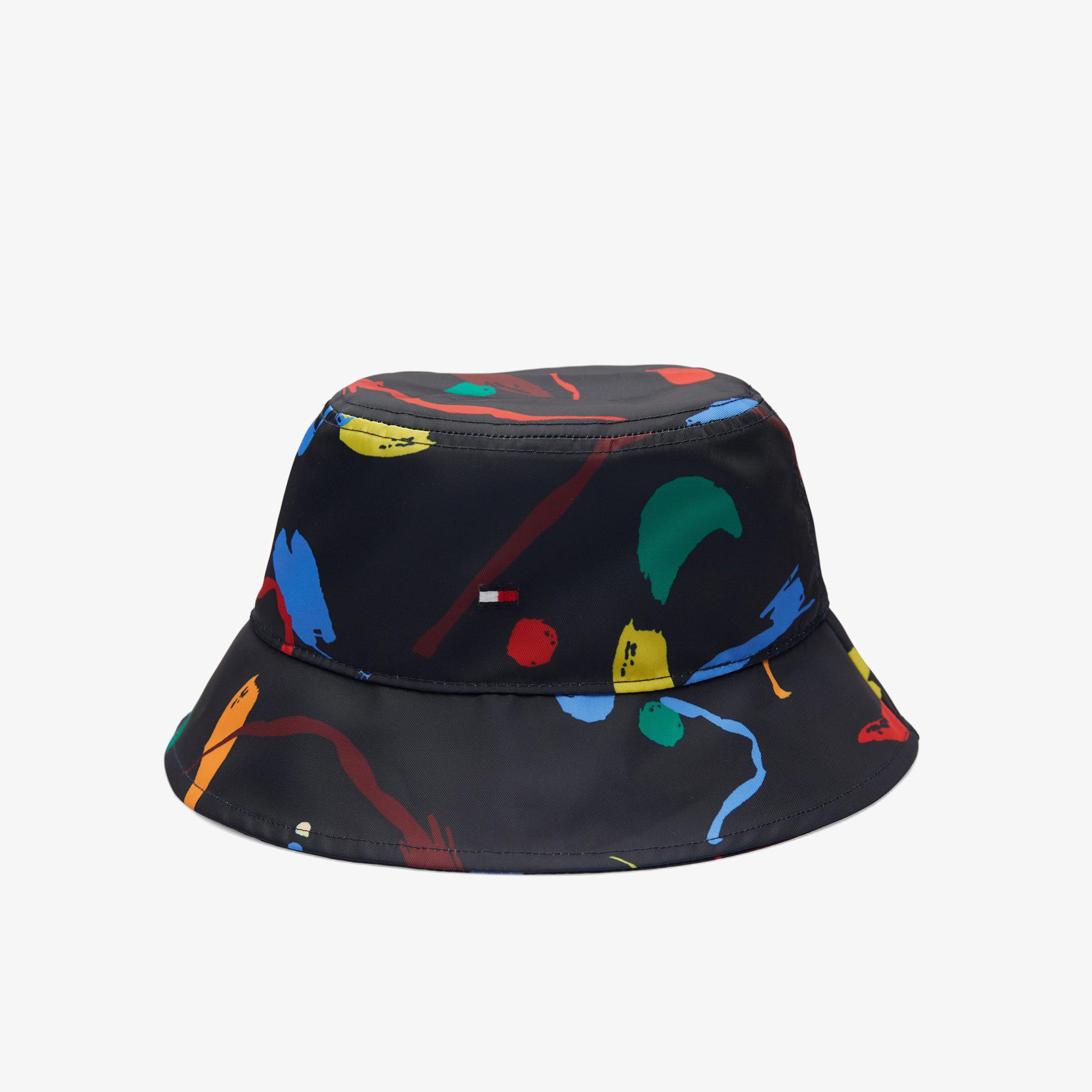 Tommy Hilfiger Small Flag Aop Çocuk Siyah Şapka