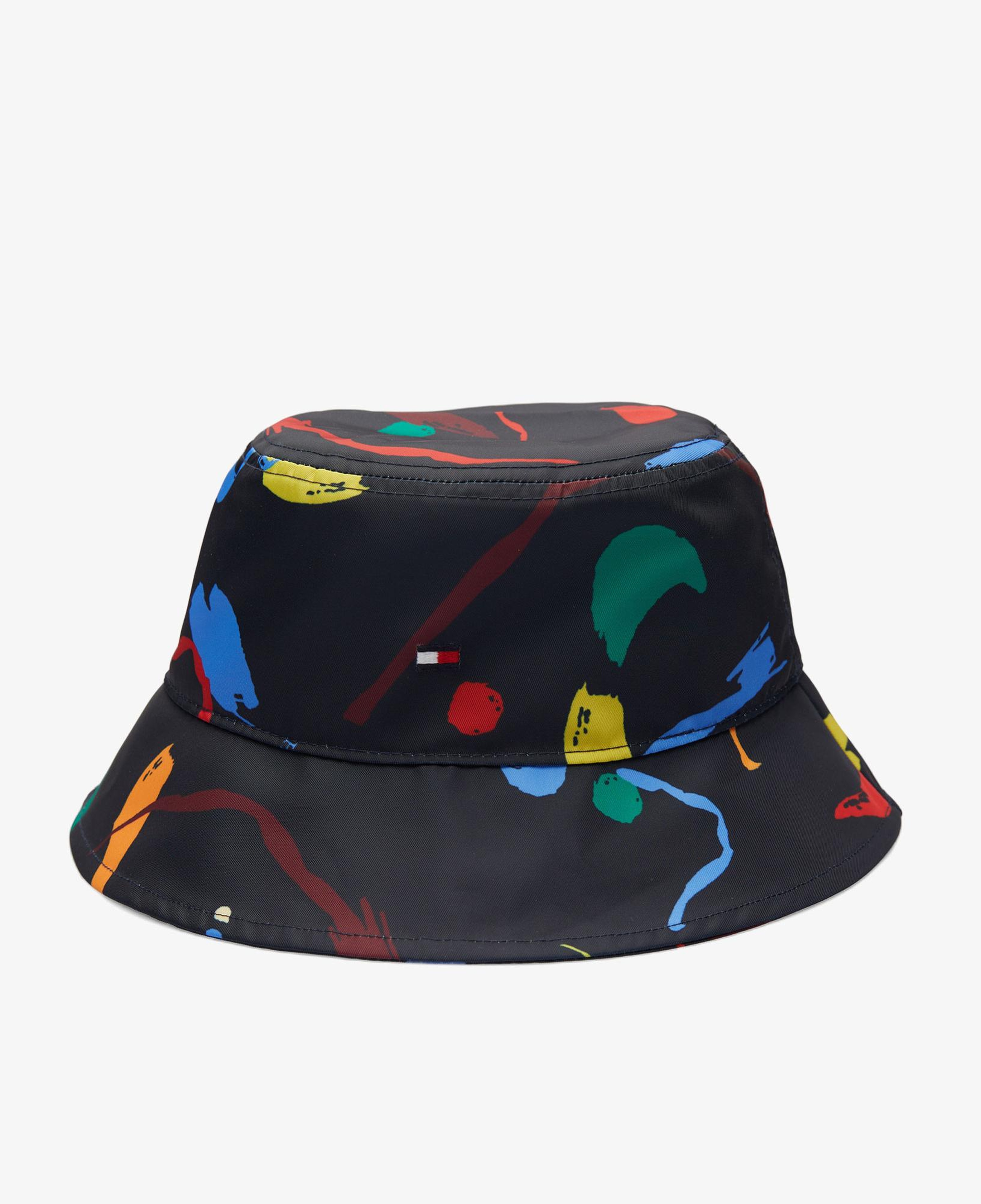 Tommy Hilfiger Small Flag Aop Çocuk Siyah Şapka