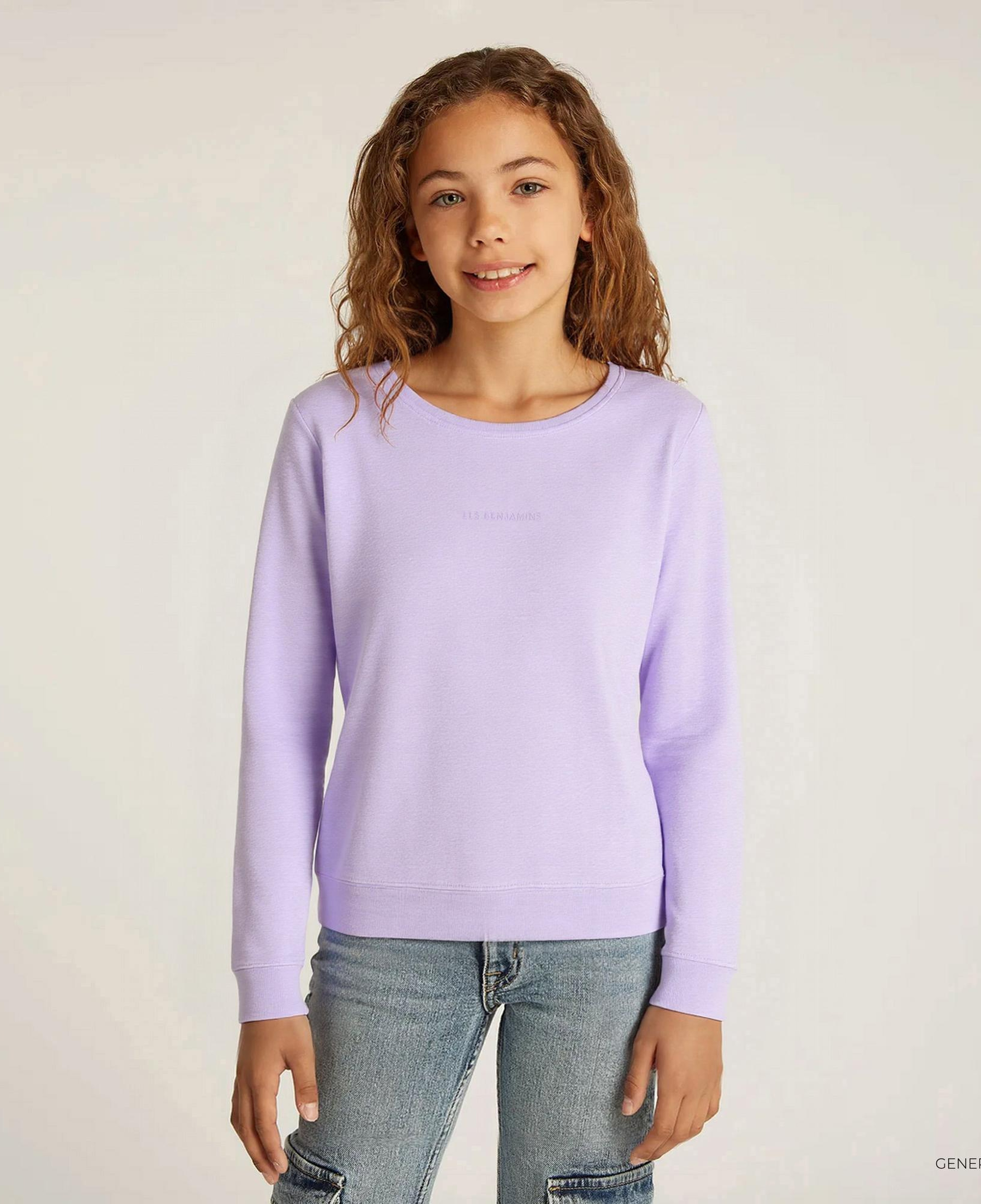 Les Benjamins Essential Çocuk Mor Sweatshirt