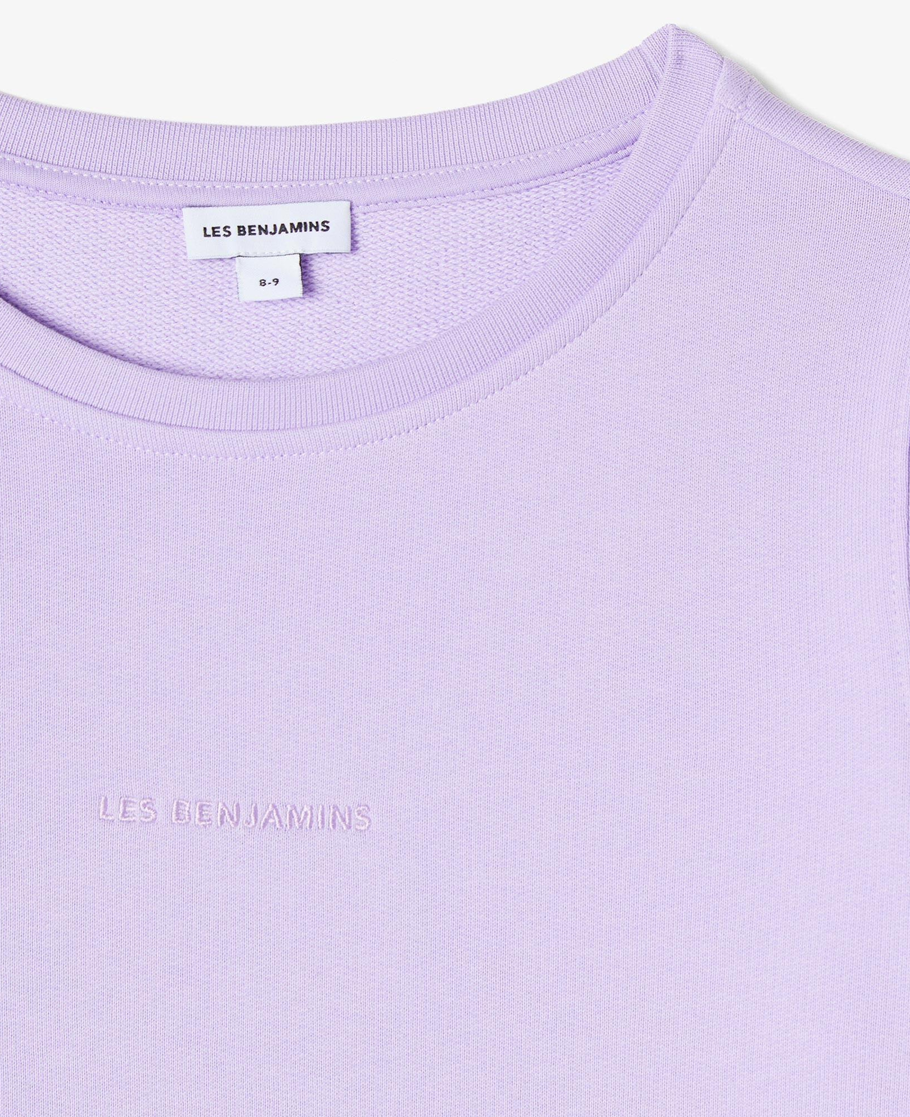 Les Benjamins Essential Çocuk Mor Sweatshirt