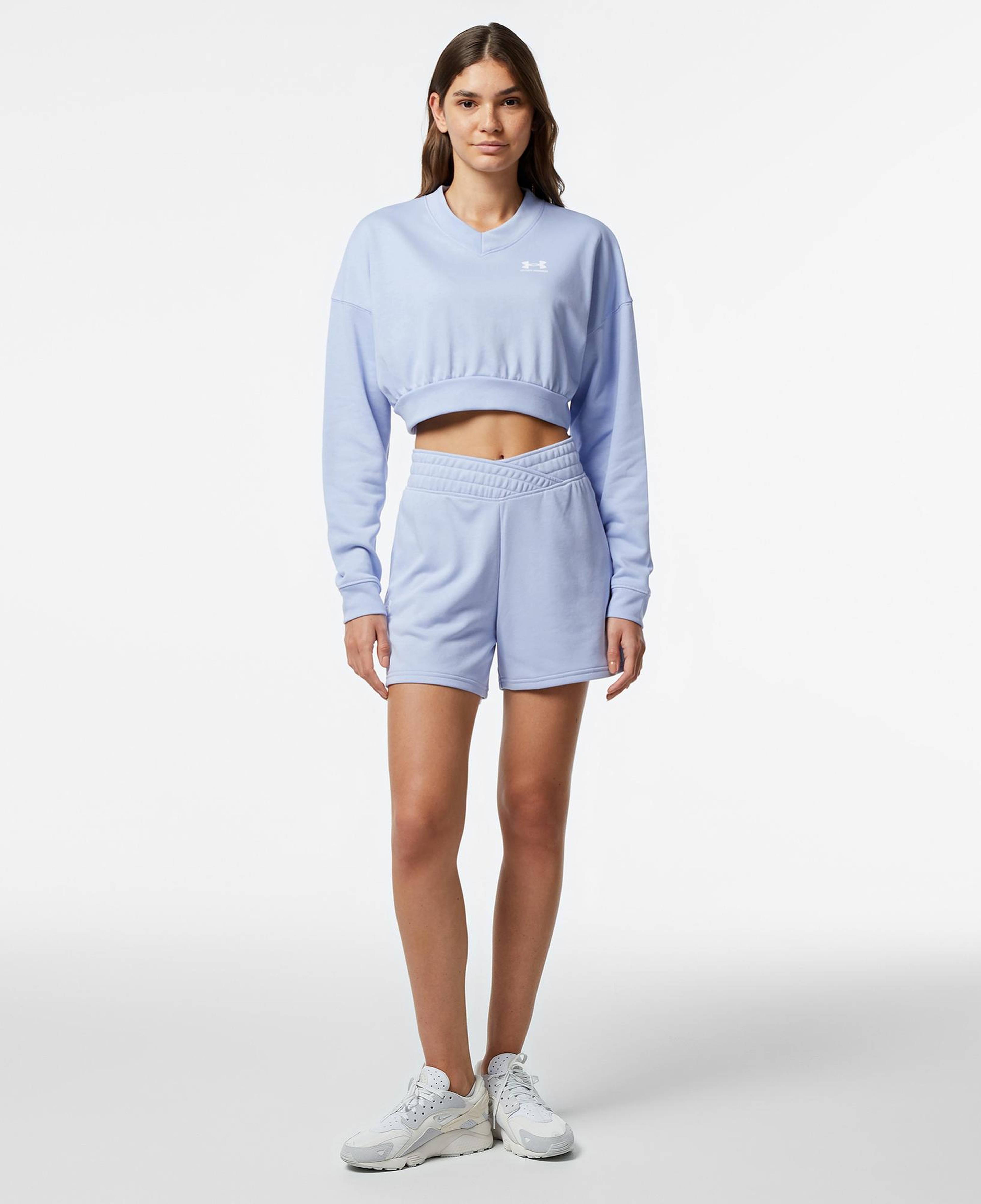Under Armour Rival Terry Oversized Kadın Crop Sweatshirt