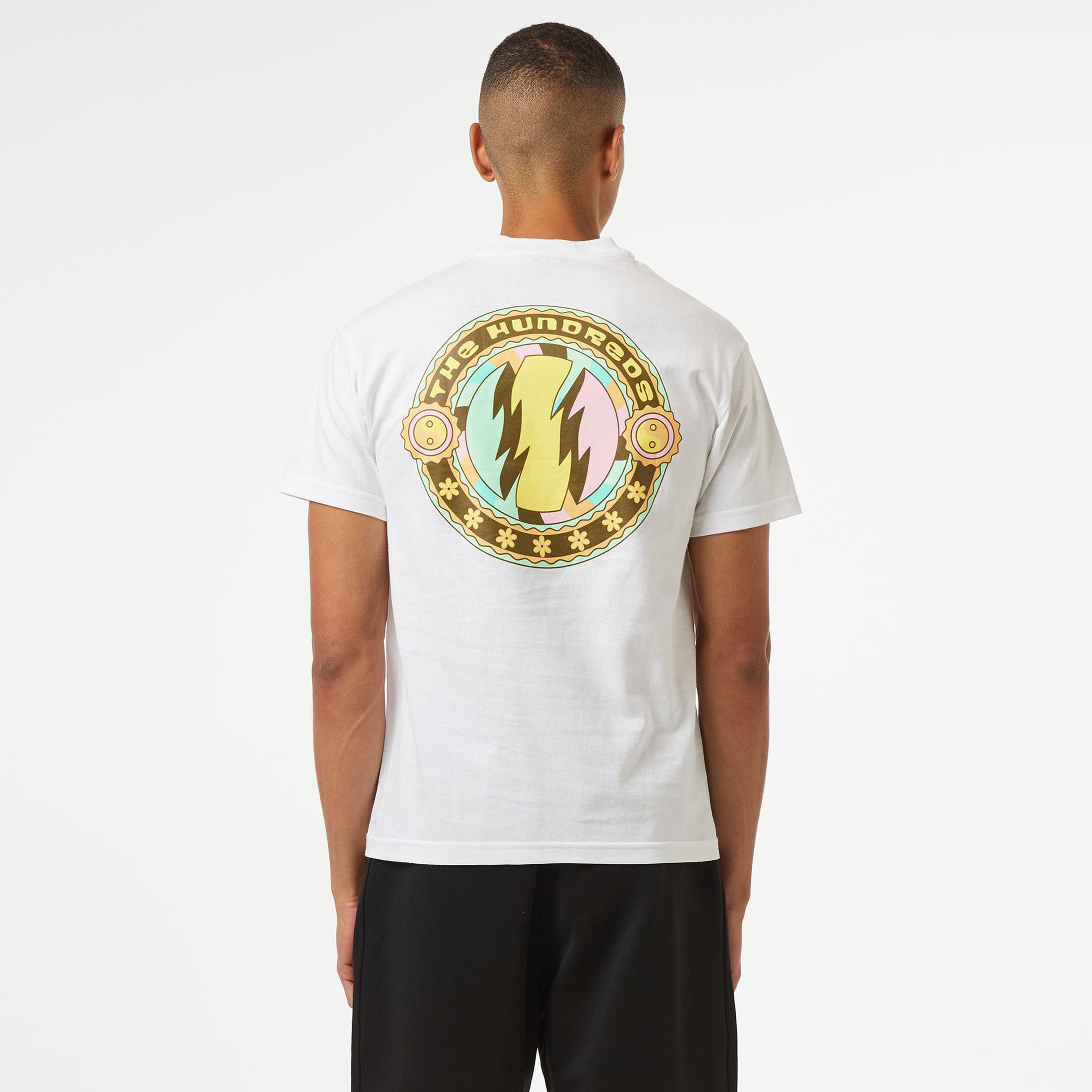 The Hundreds Wildfire Surf Erkek Beyaz T-Shirt