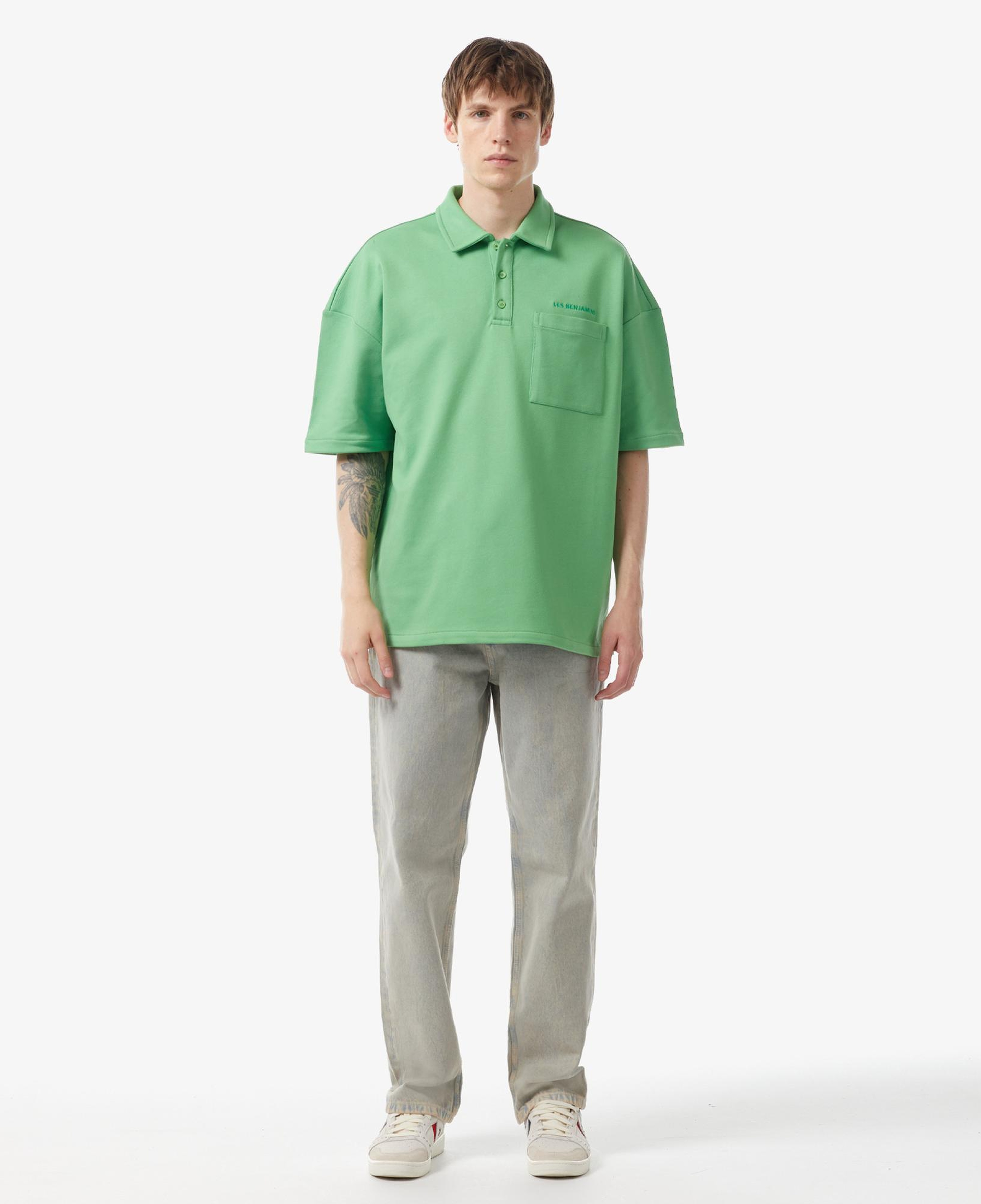 Les Benjamins Essential 305 Erkek Yeşil Polo