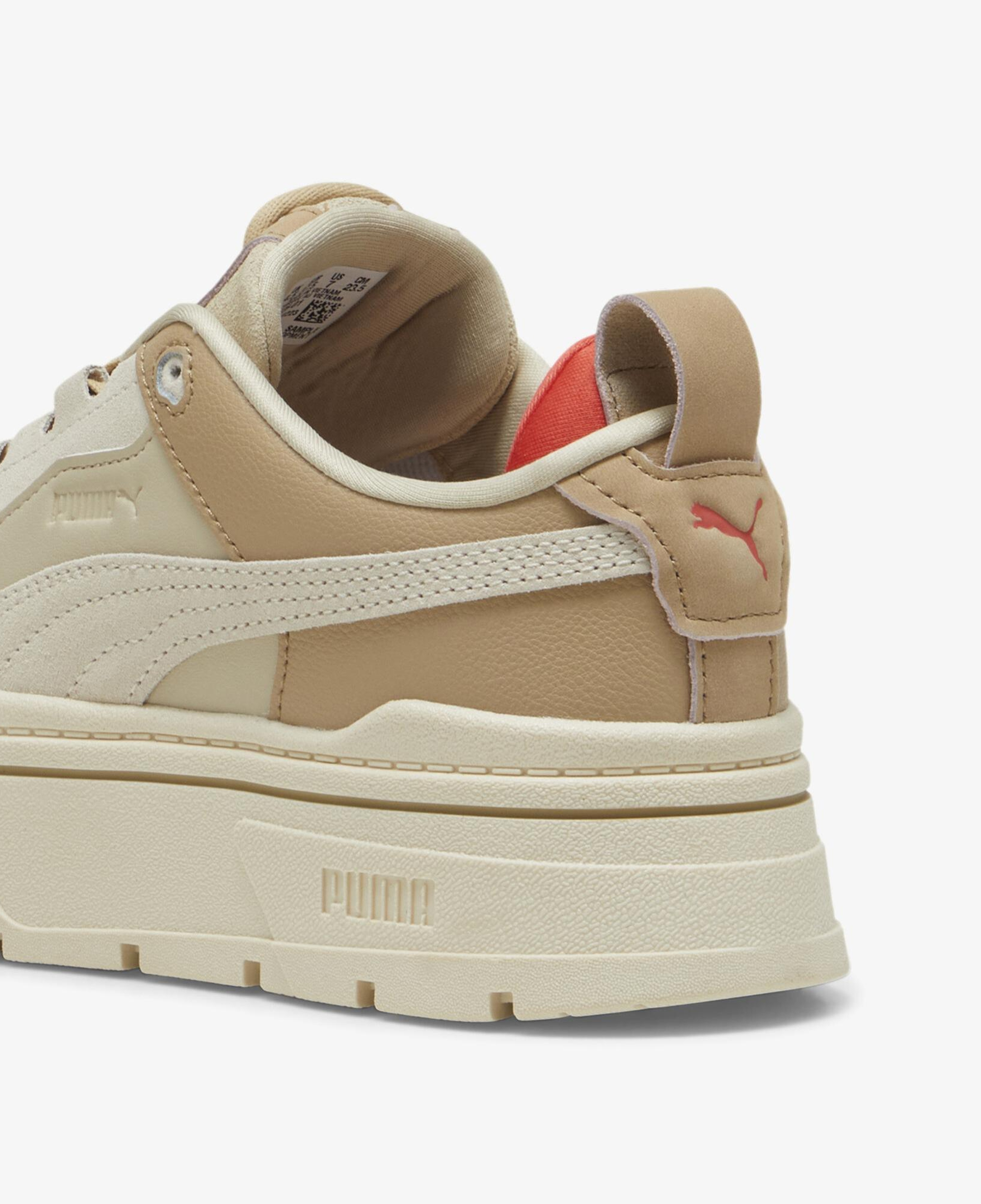 Puma Mayze Stack Xpl No Filter Kadın Krem Spor Ayakkabı