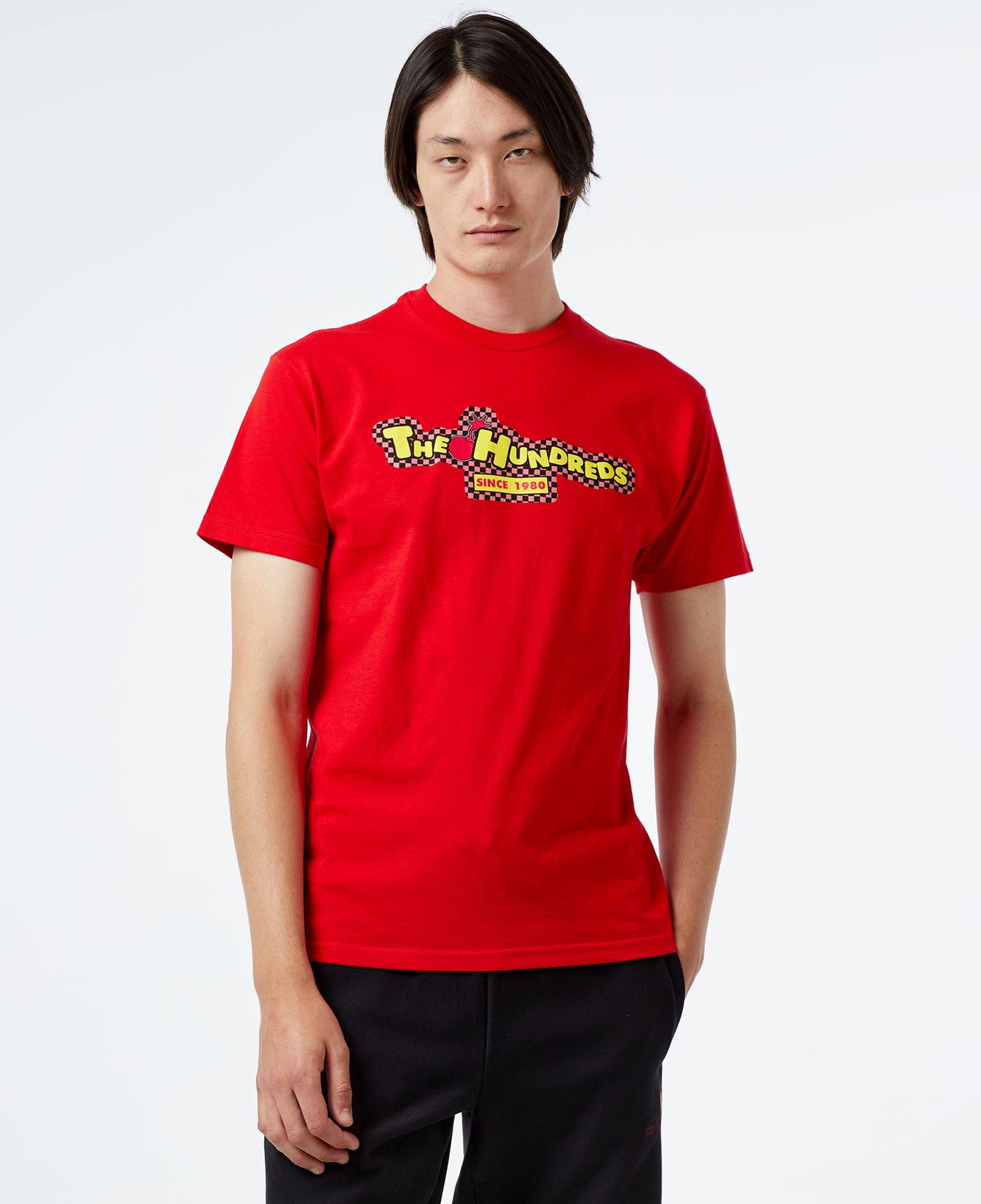 The Hundreds Push Bar Erkek Kırmızı T-Shirt