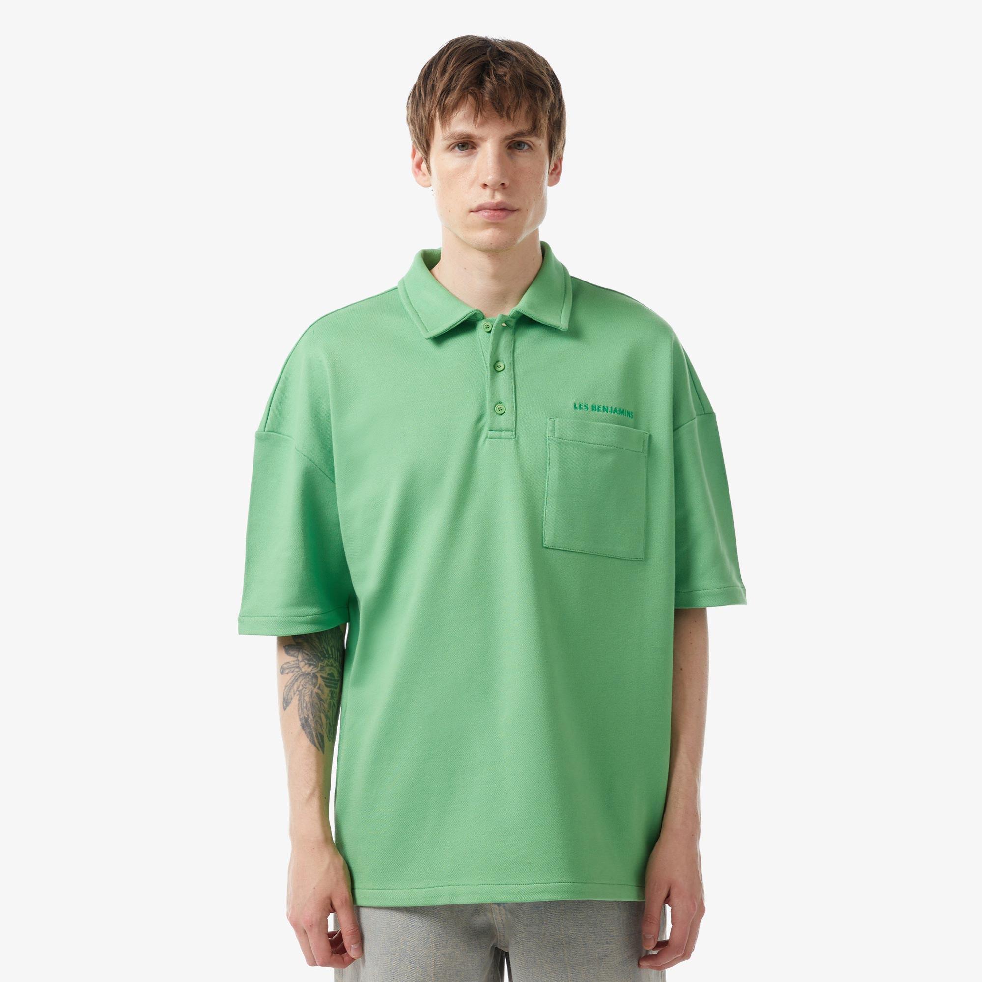 Les Benjamins Essential 305 Erkek Yeşil Polo