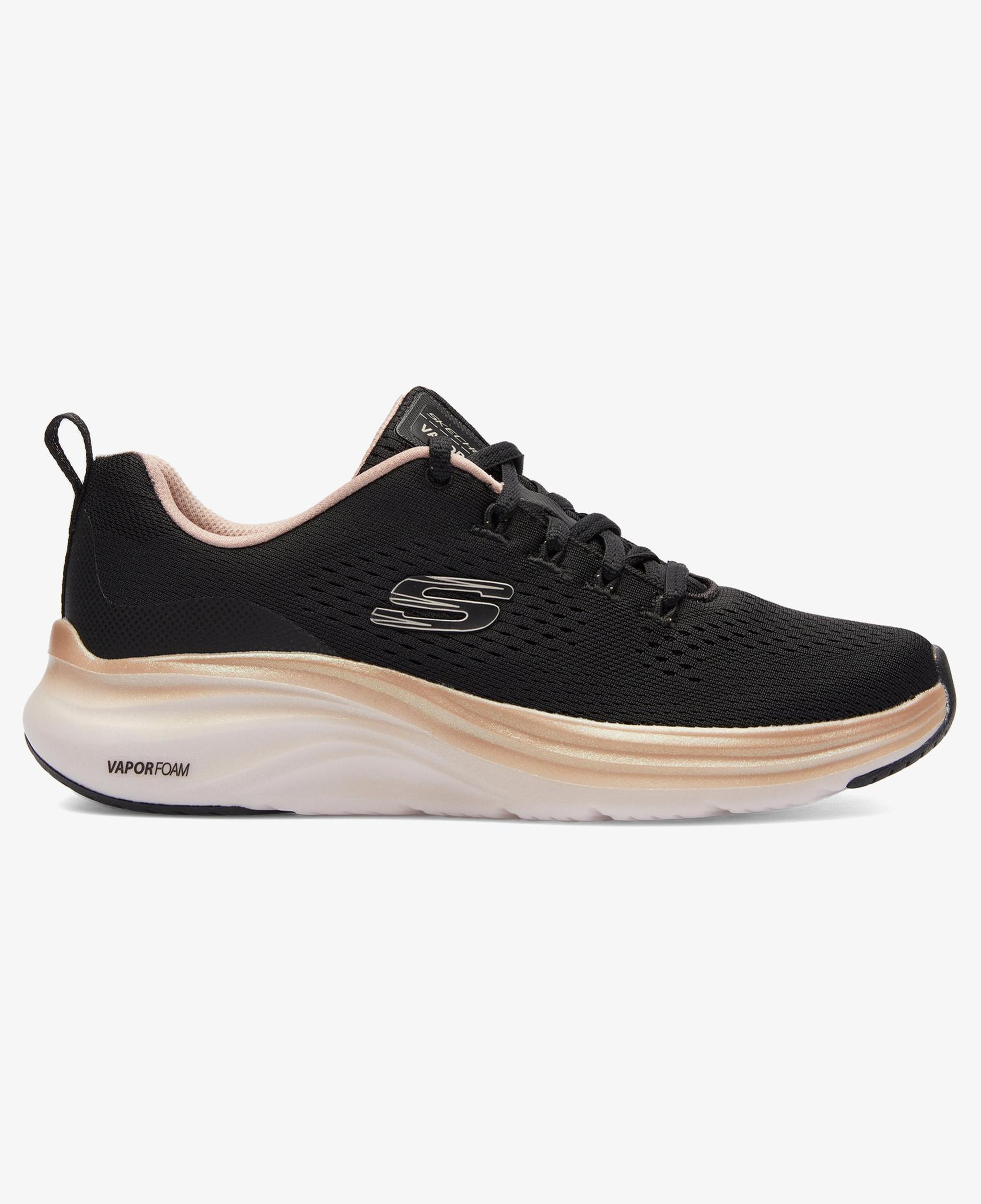 Skechers Vapor Foam Midnight Glimmer Kadın Siyah Spor Ayakkabı