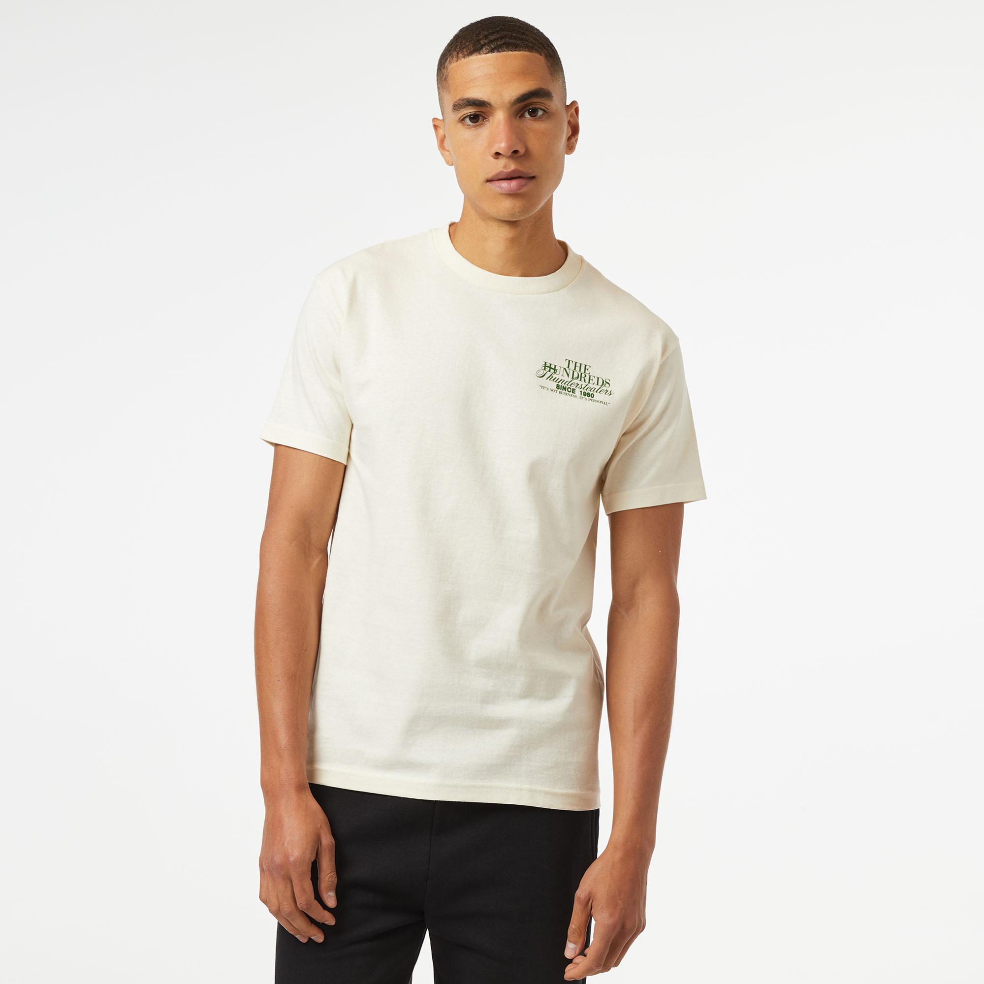 The Hundreds Business Minded Erkek Krem T-Shirt