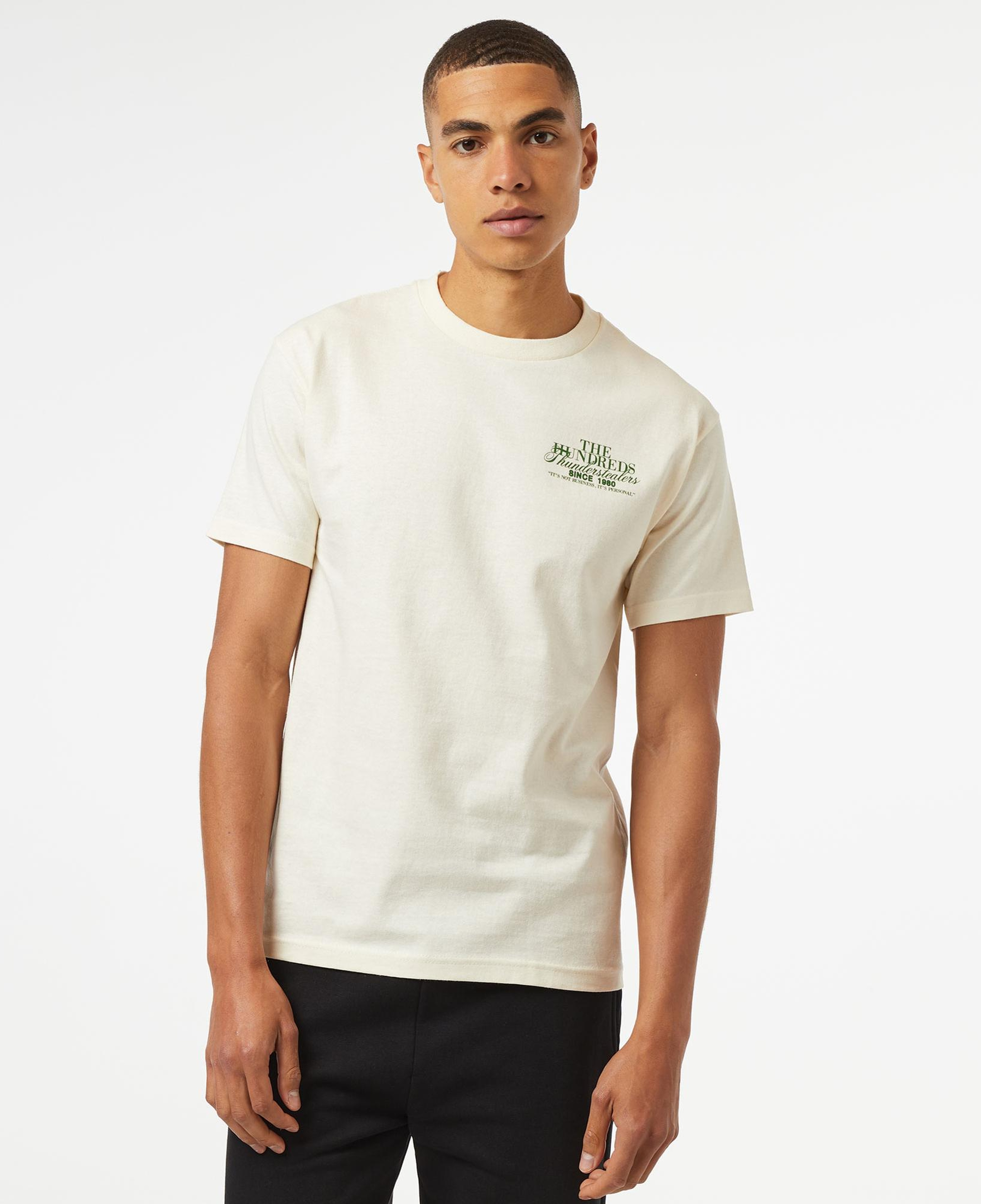 The Hundreds Business Minded Erkek Krem T-Shirt