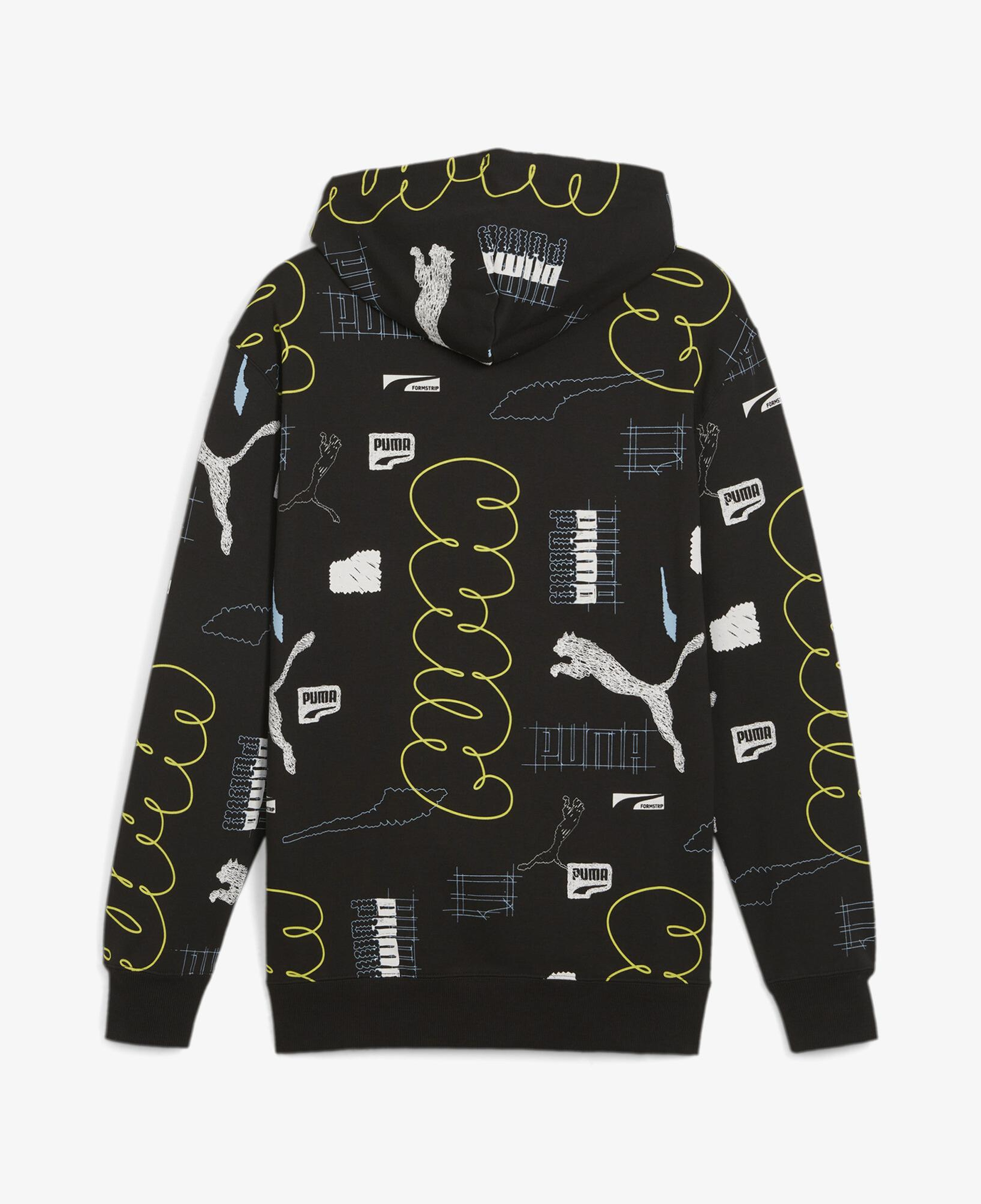 Puma Brand Love Erkek Siyah Hoodie