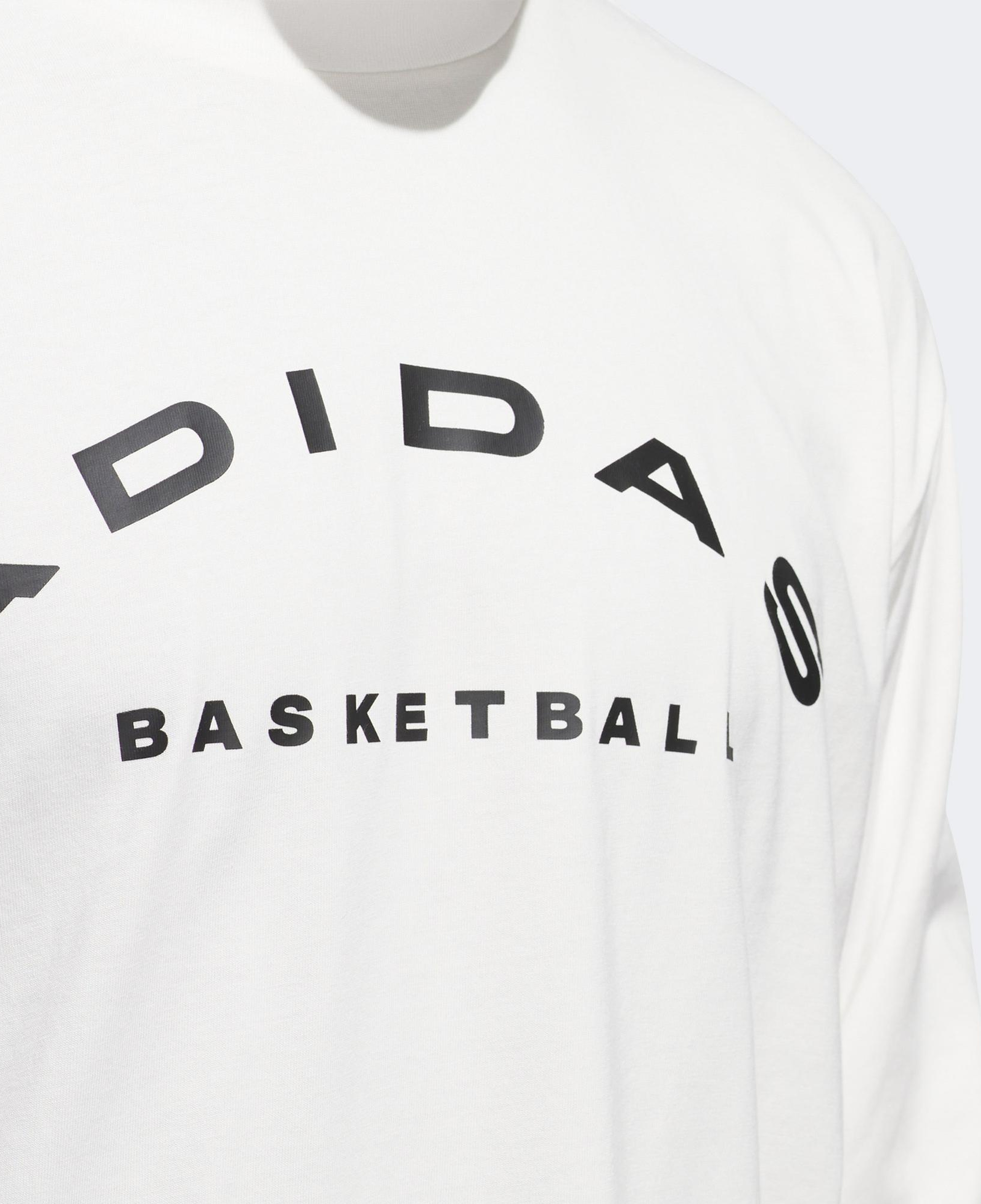 adidas Select Long Sleeve Erkek Beyaz T-Shirt