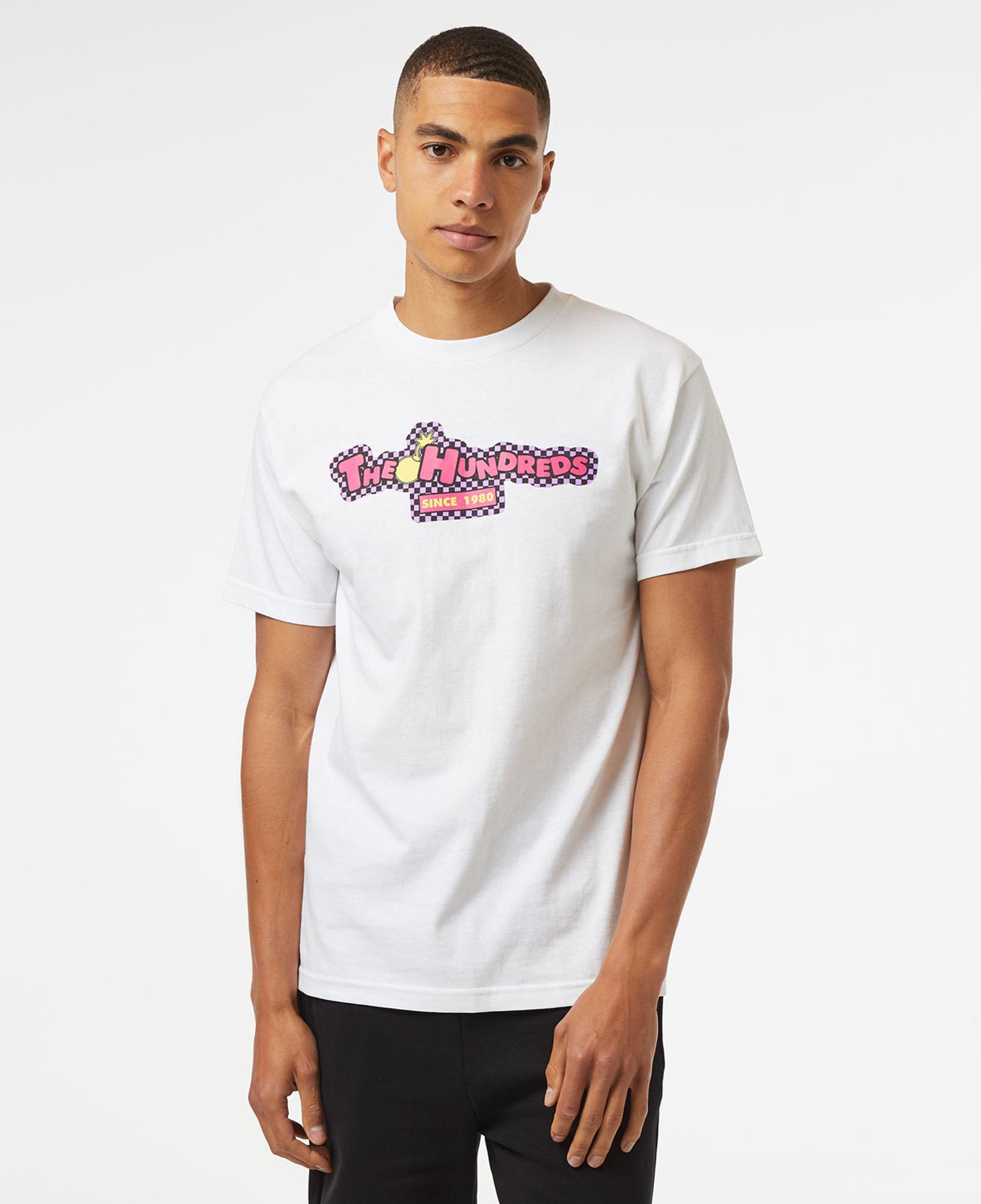 The Hundreds Push Bar Erkek Beyaz T-Shirt
