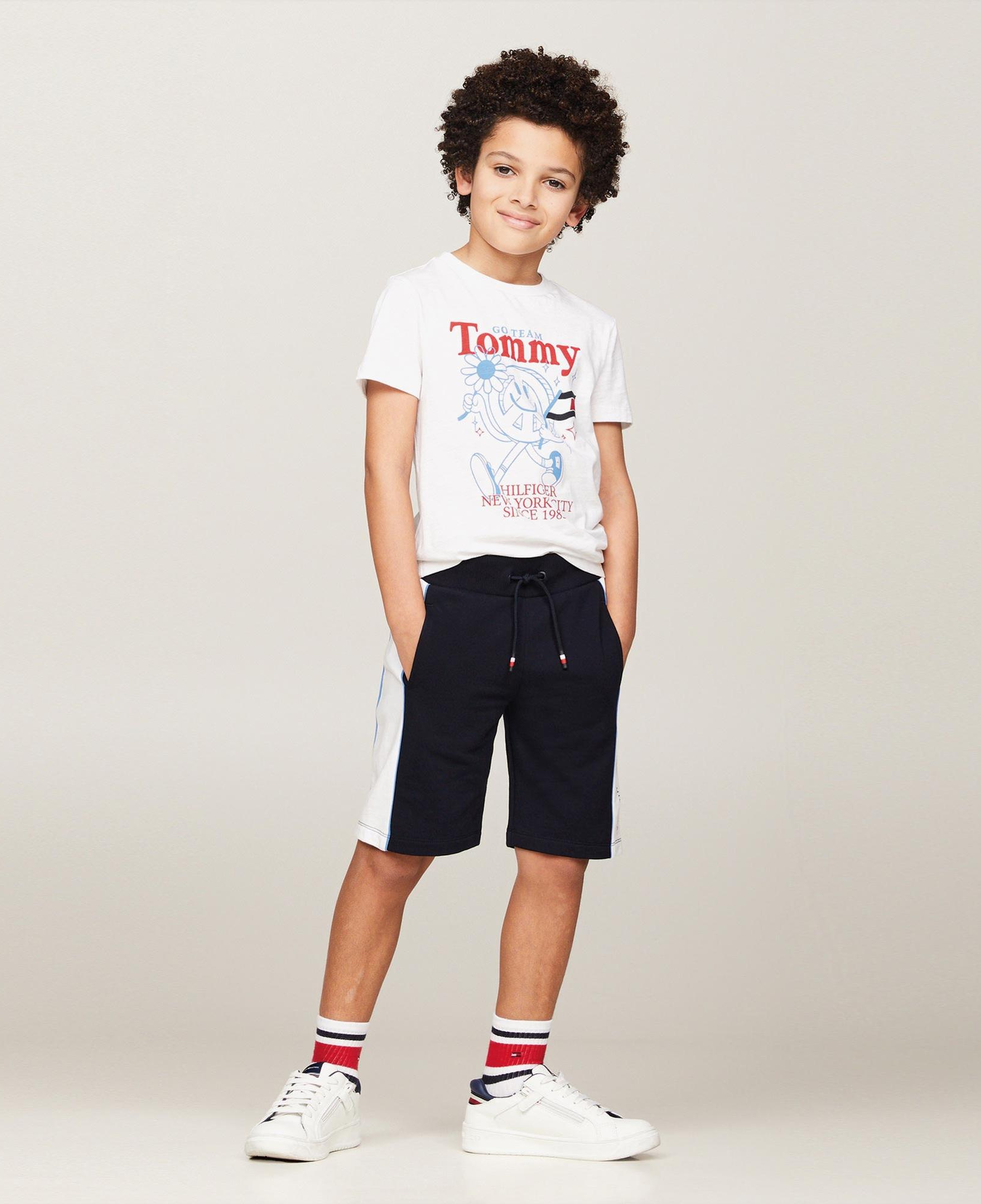 Tommy Hilfiger Essential Colorblock Set Çocuk Mavi Sweatshirt