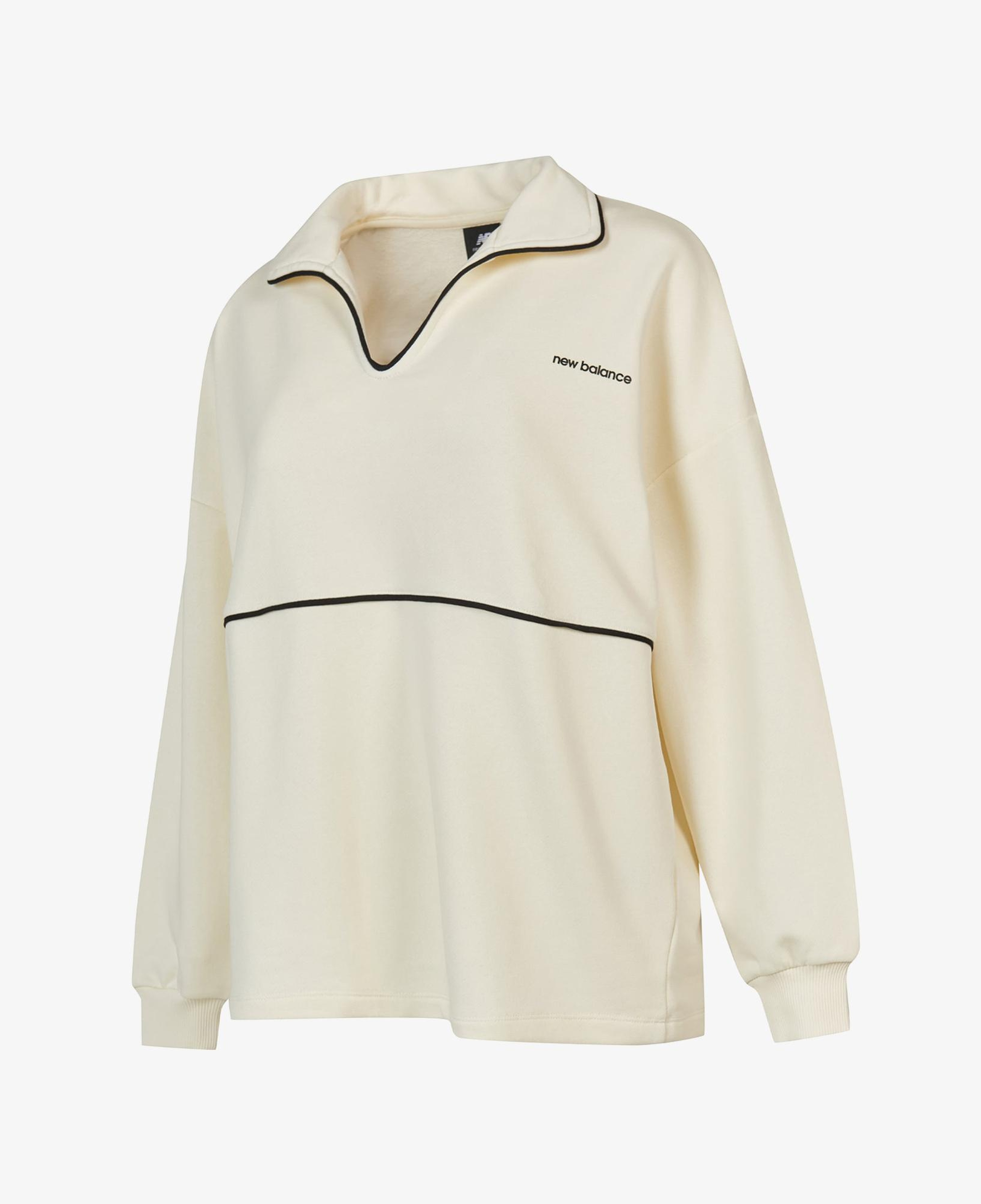 New Balance WNC3402 Kadın Beyaz Sweatshirt