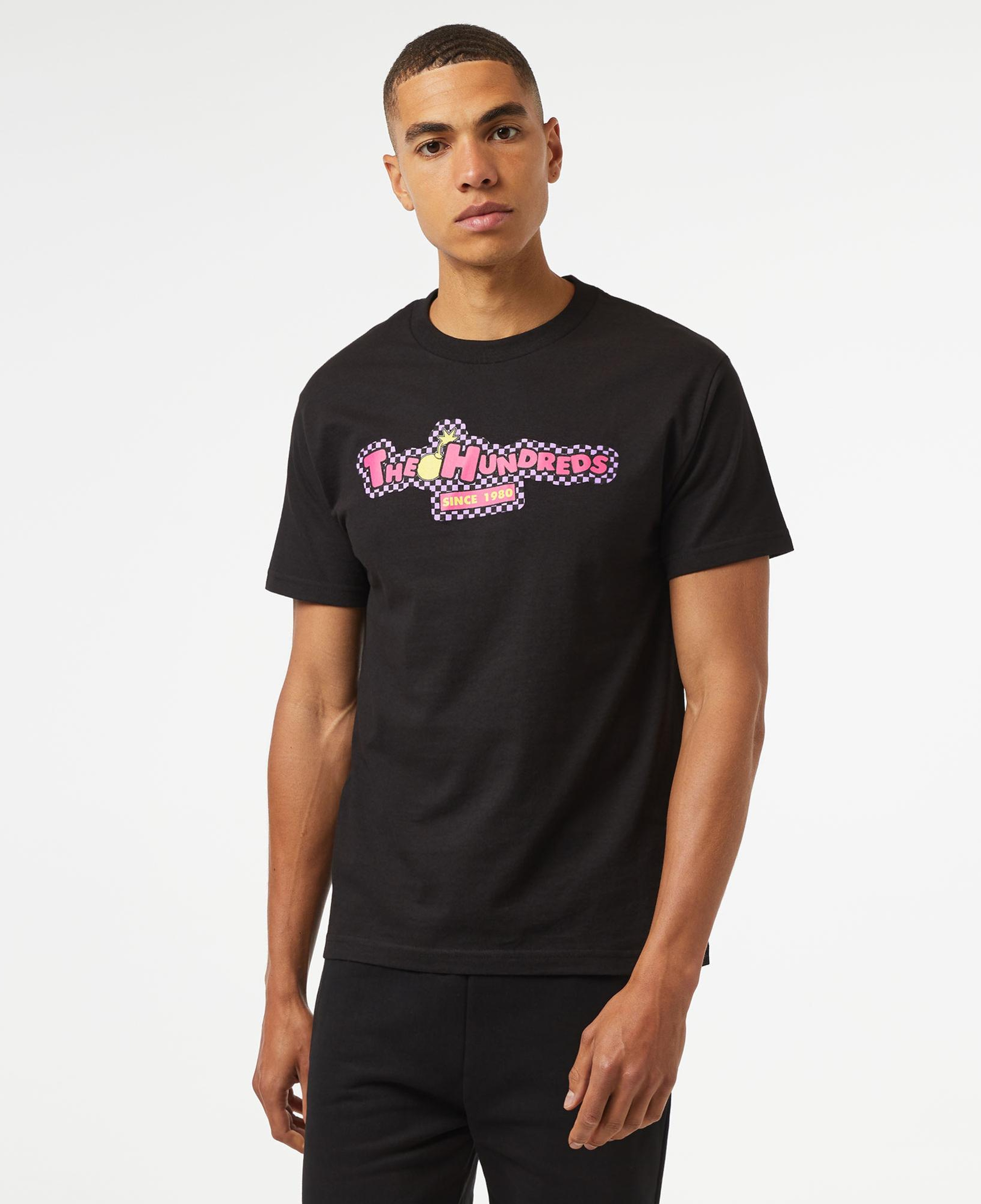 The Hundreds Push Bar Erkek Siyah T-Shirt
