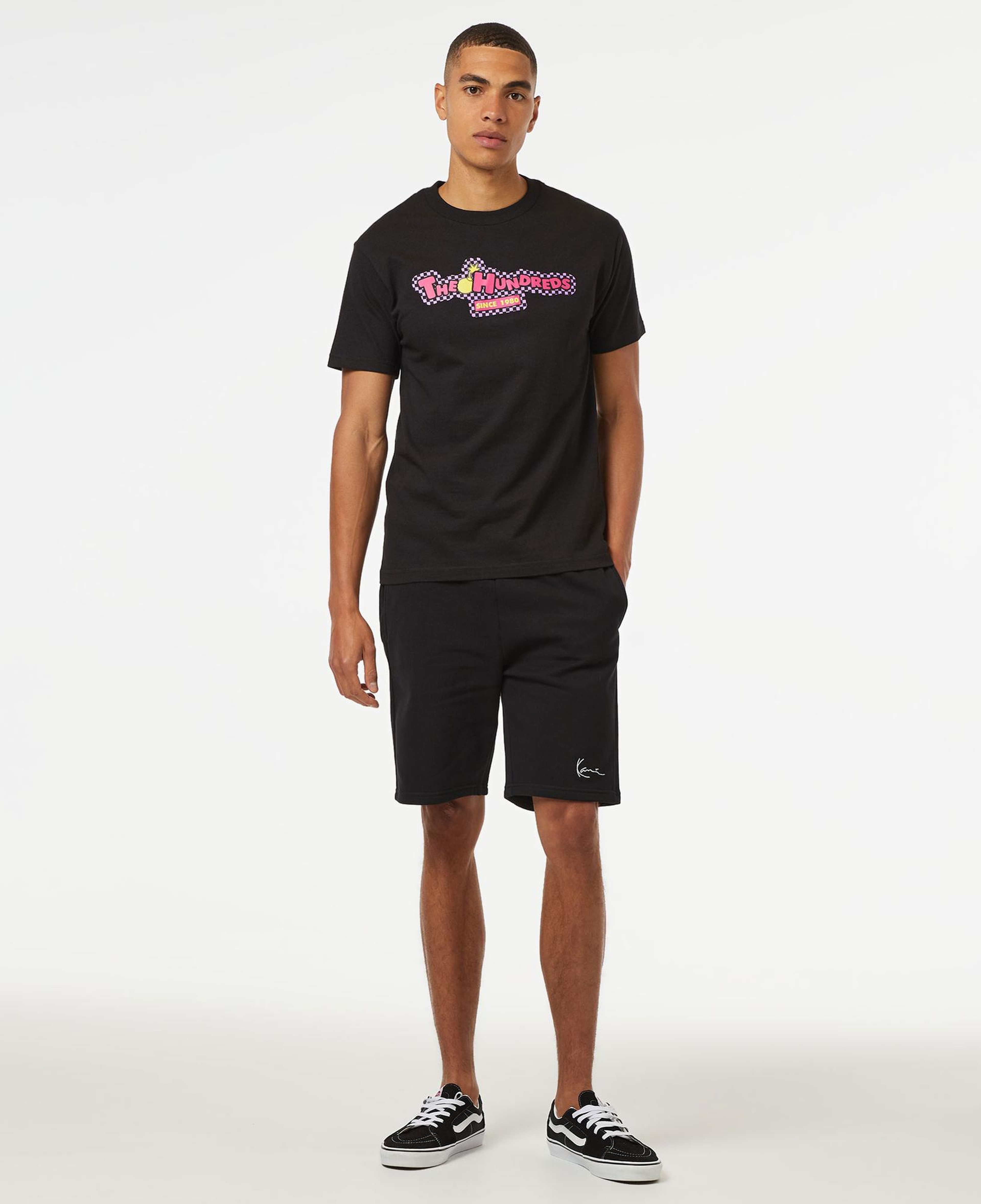 The Hundreds Push Bar Erkek Siyah T-Shirt