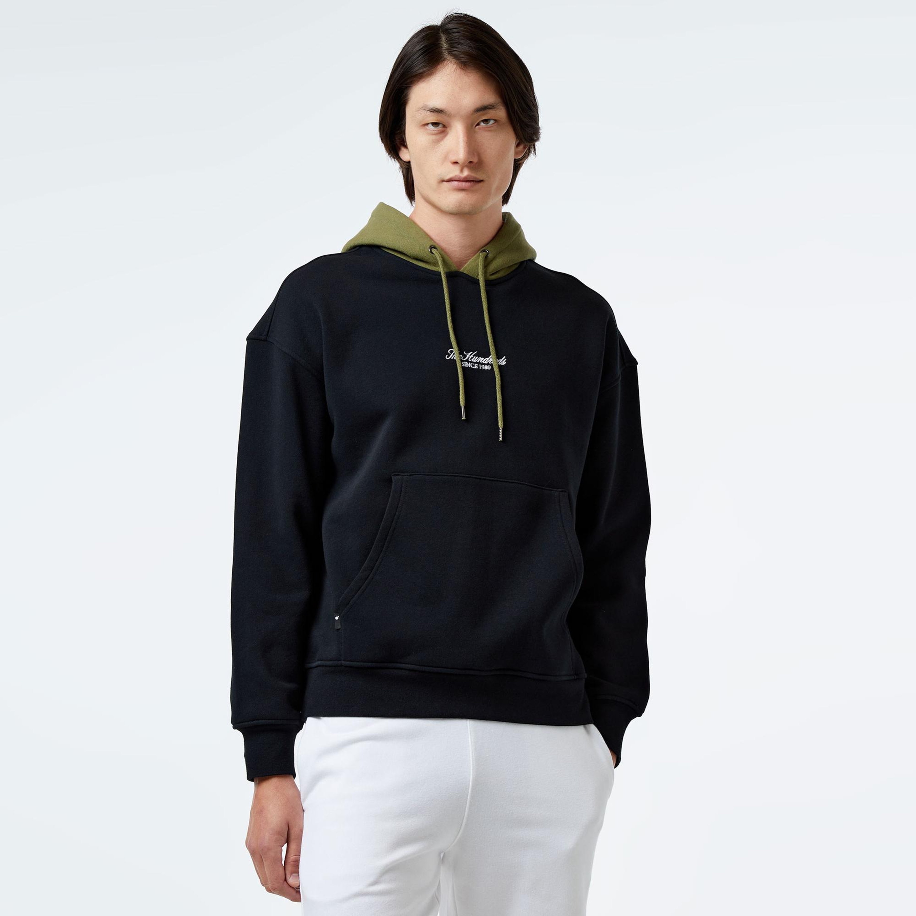 The Hundreds Rich Pullover Erkek Siyah Hoodie