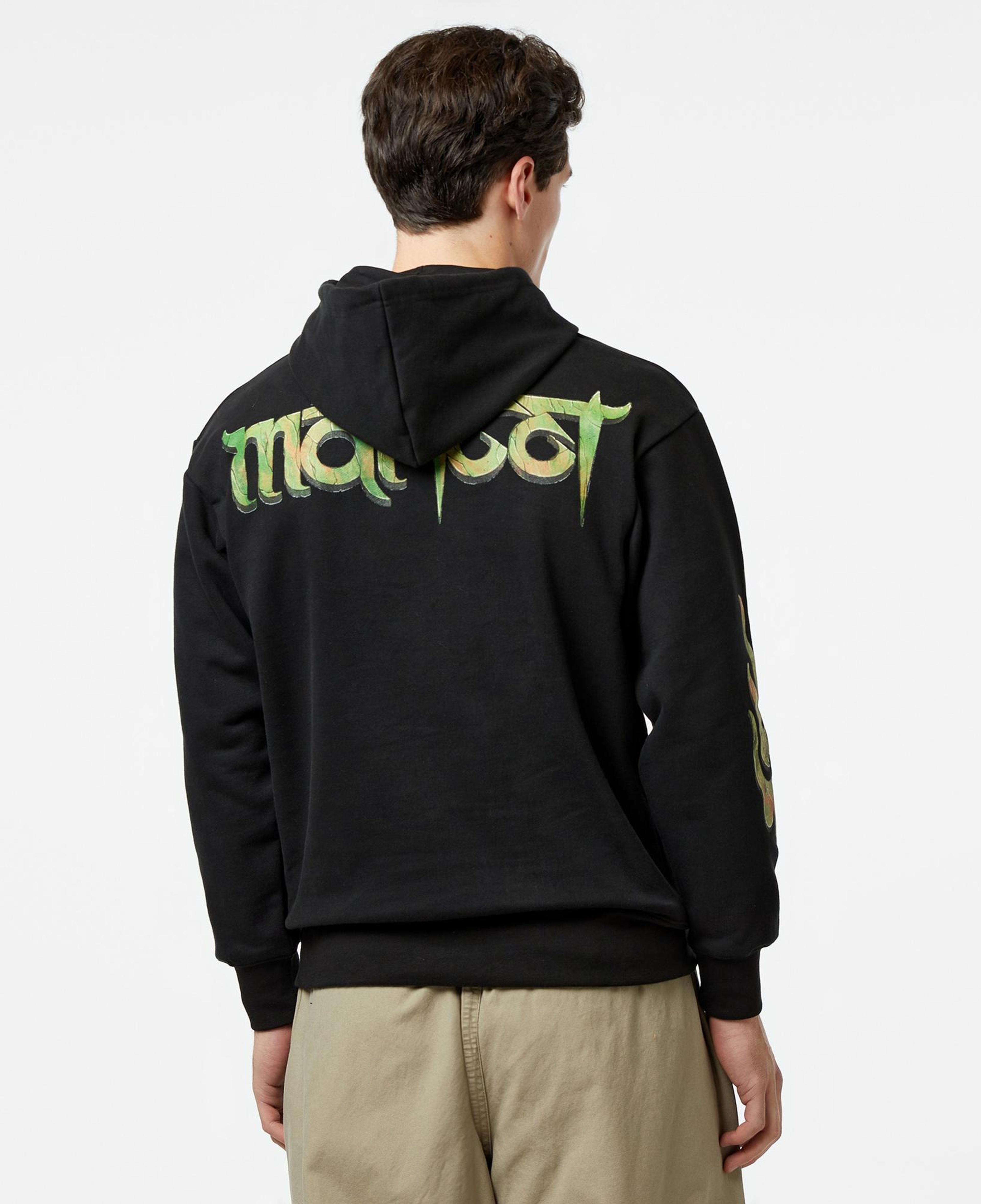 Market Smiley Out Of Body Erkek Siyah Hoodie