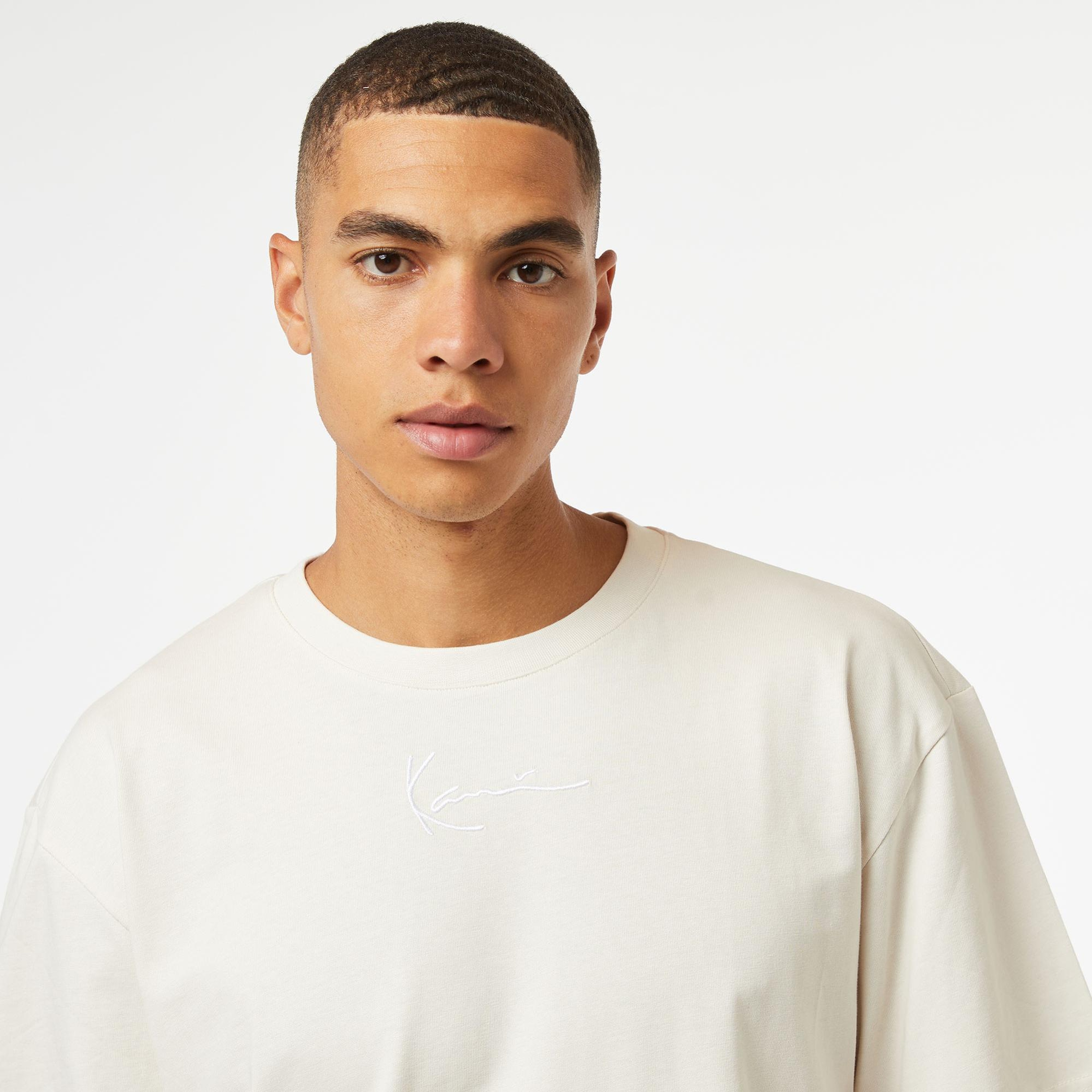 Karl Kani KK Small Sign. Essential Erkek Beyaz T-Shirt