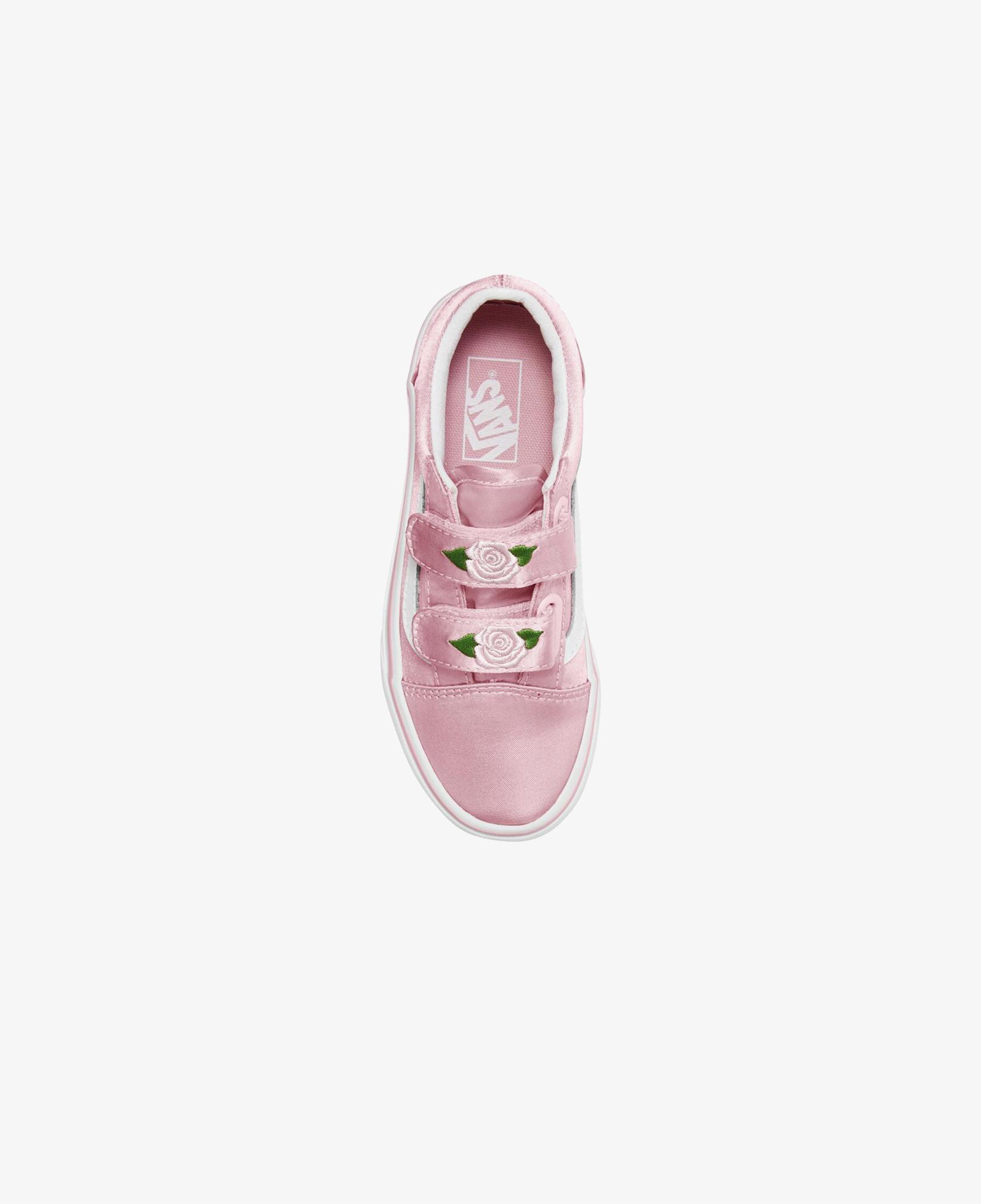 Vans Old Skool V Çocuk Pembe Saten Sneaker