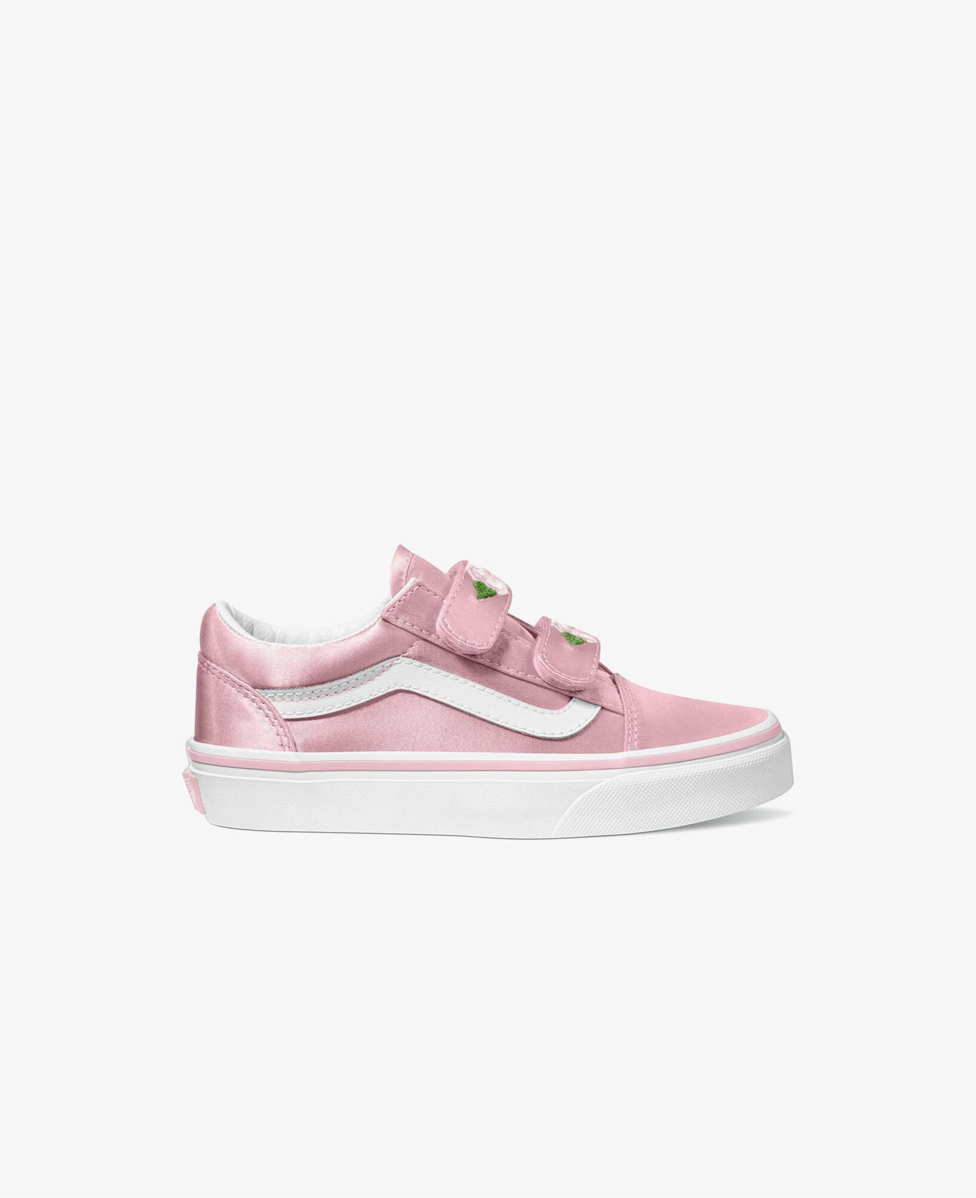 Vans Old Skool V Çocuk Pembe Saten Sneaker