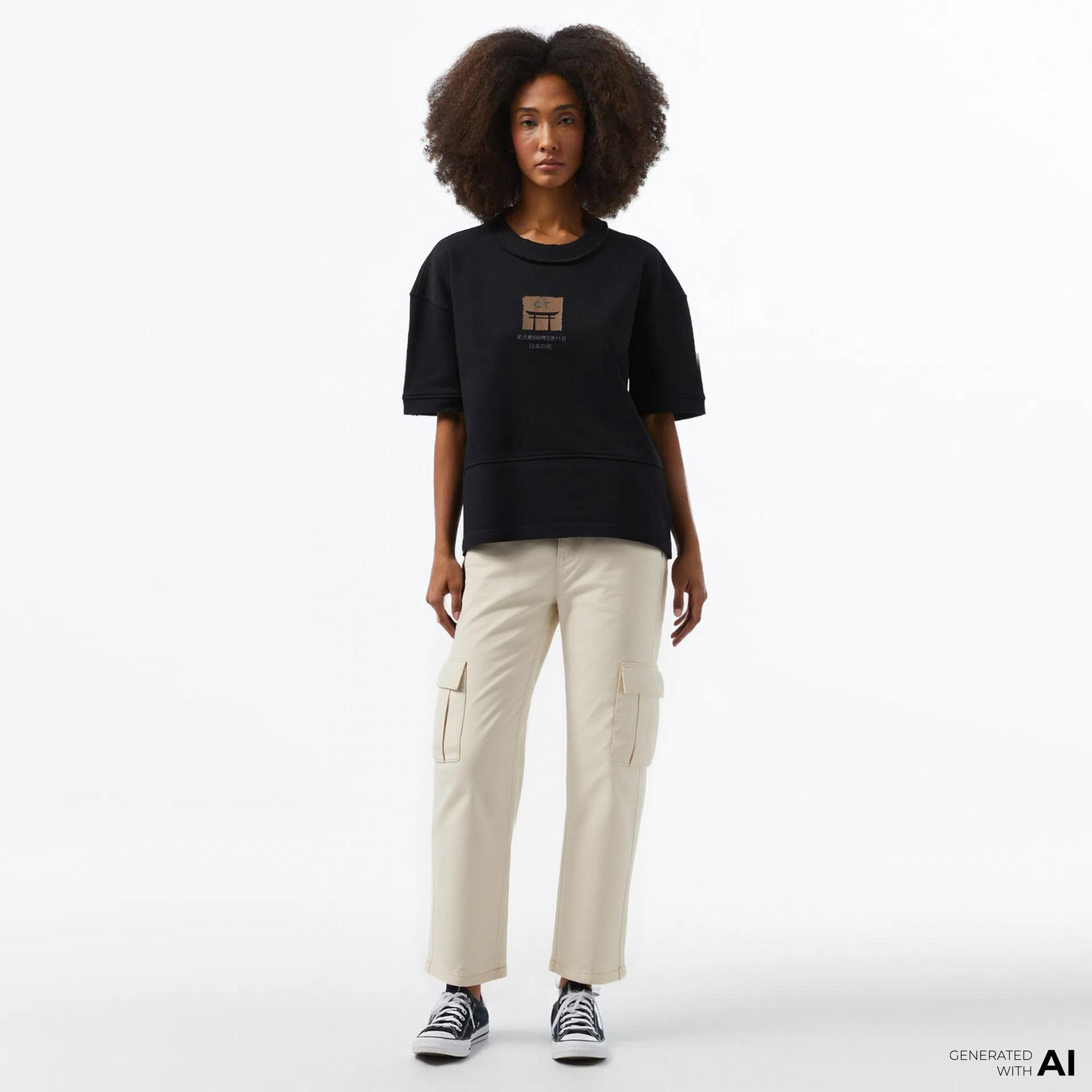 Tommy Jeans Sophie Denim Kadın Krem Pantolon