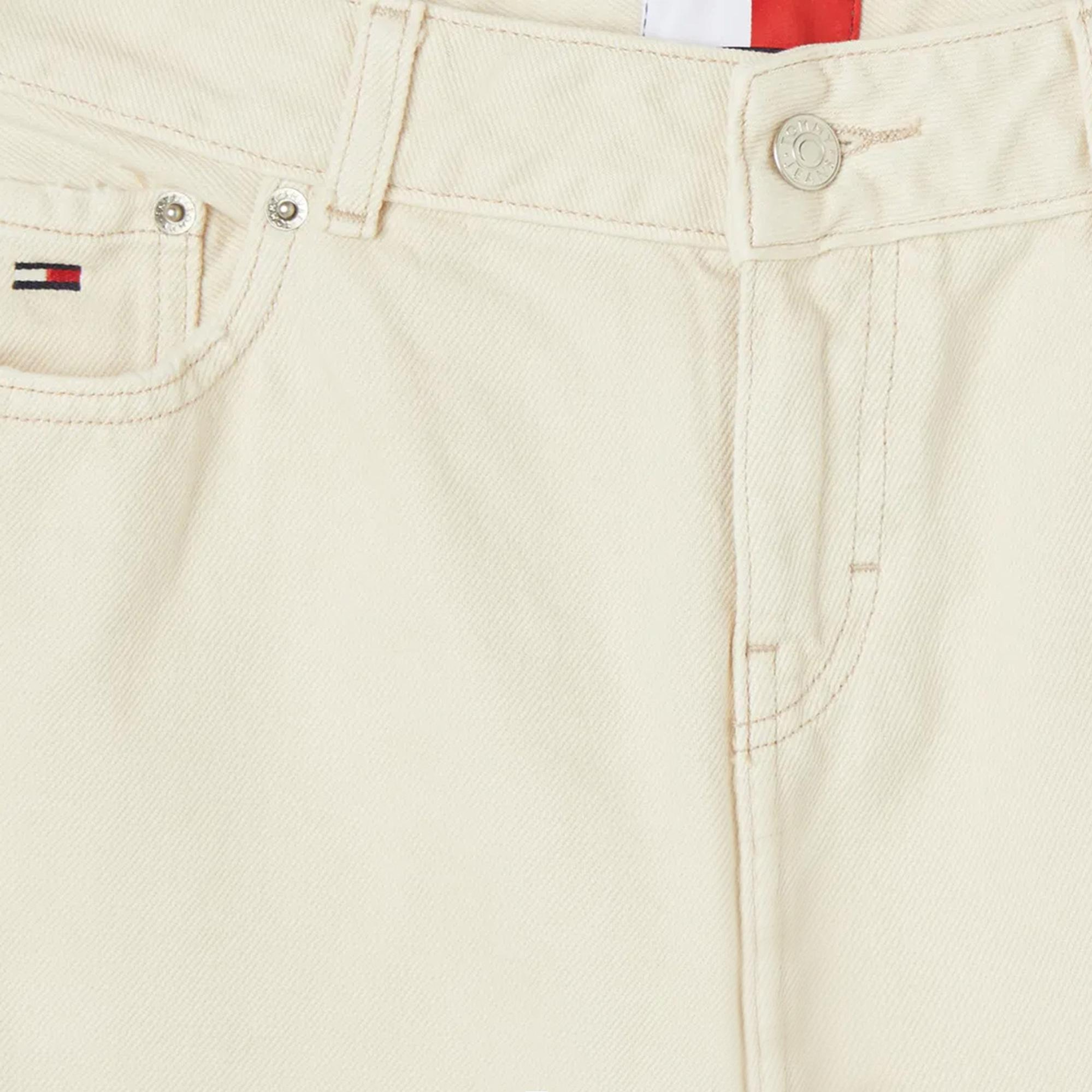 Tommy Jeans Sophie Denim Kadın Krem Pantolon