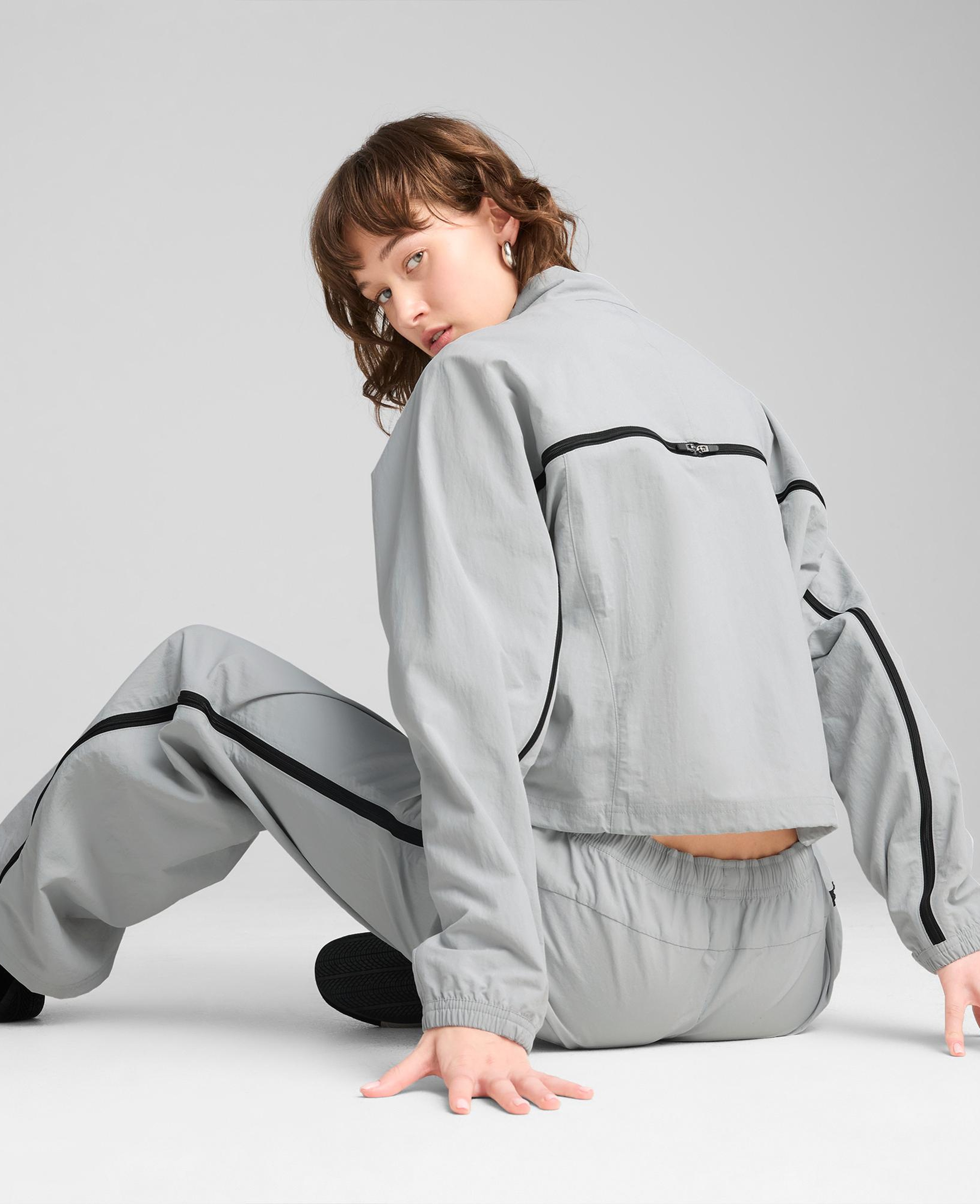 Puma Dare To Zip-Off Kadın Gri Ceket