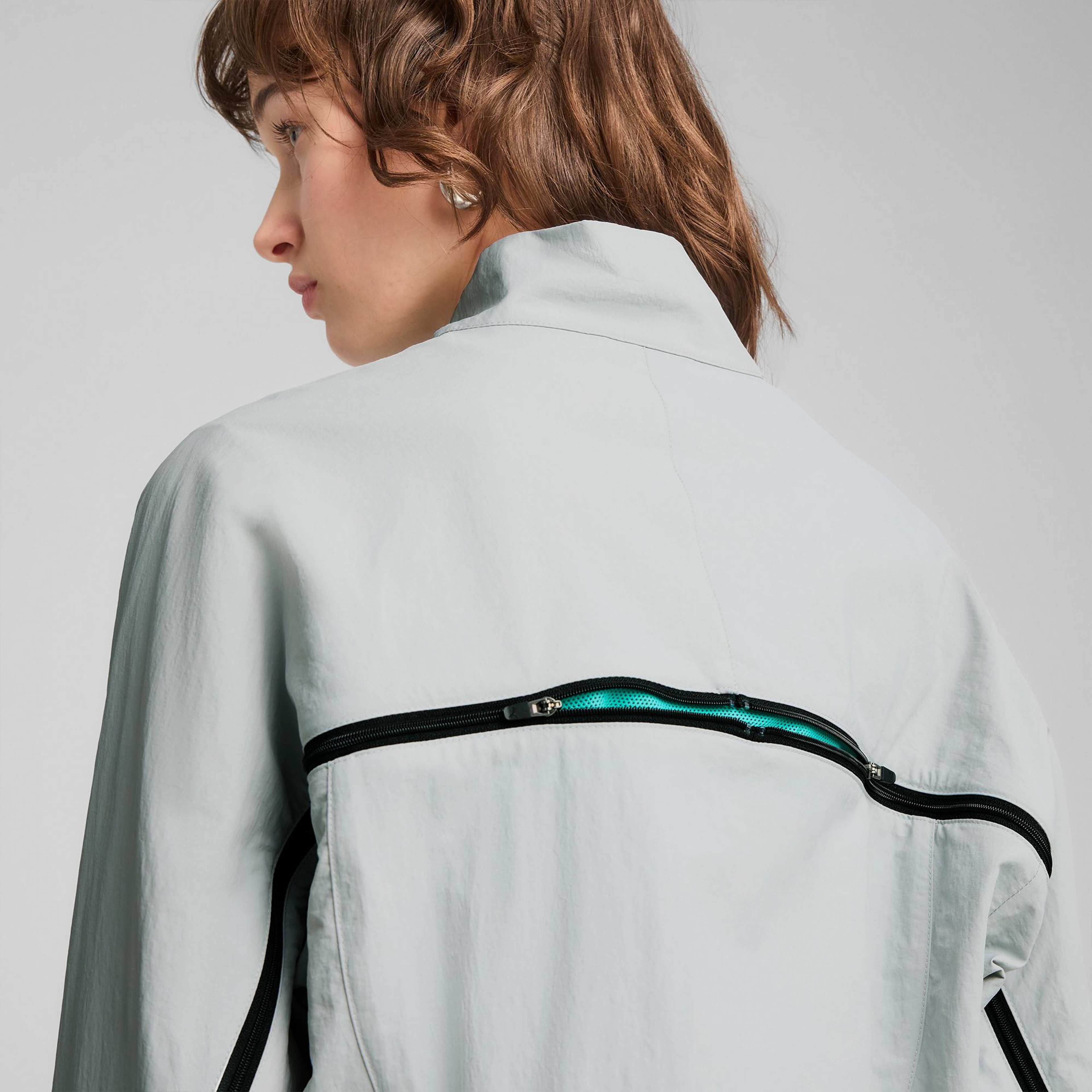 Puma Dare To Zip-Off Kadın Gri Ceket