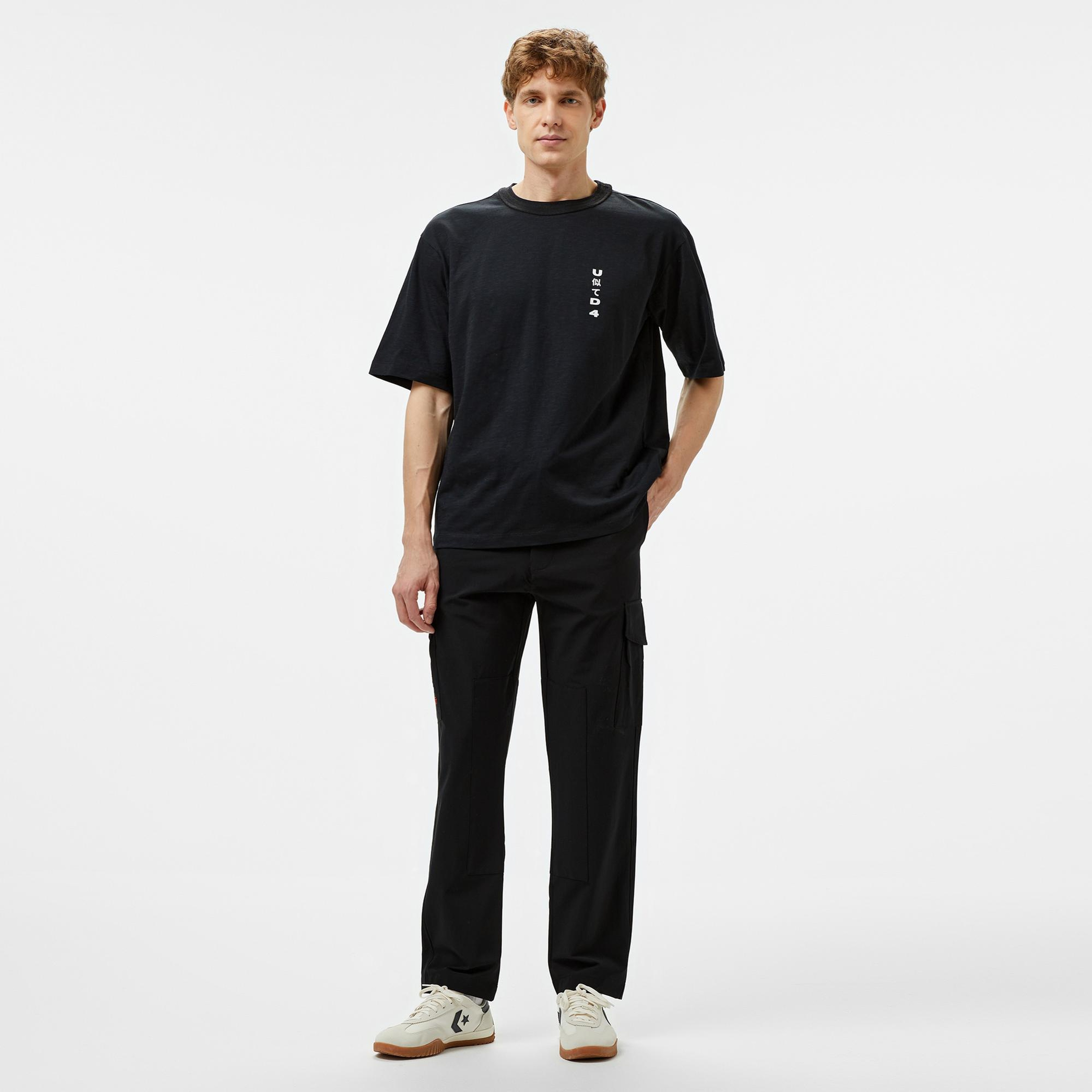 The Stay Line Ena Erkek Siyah Kargo Pantolon