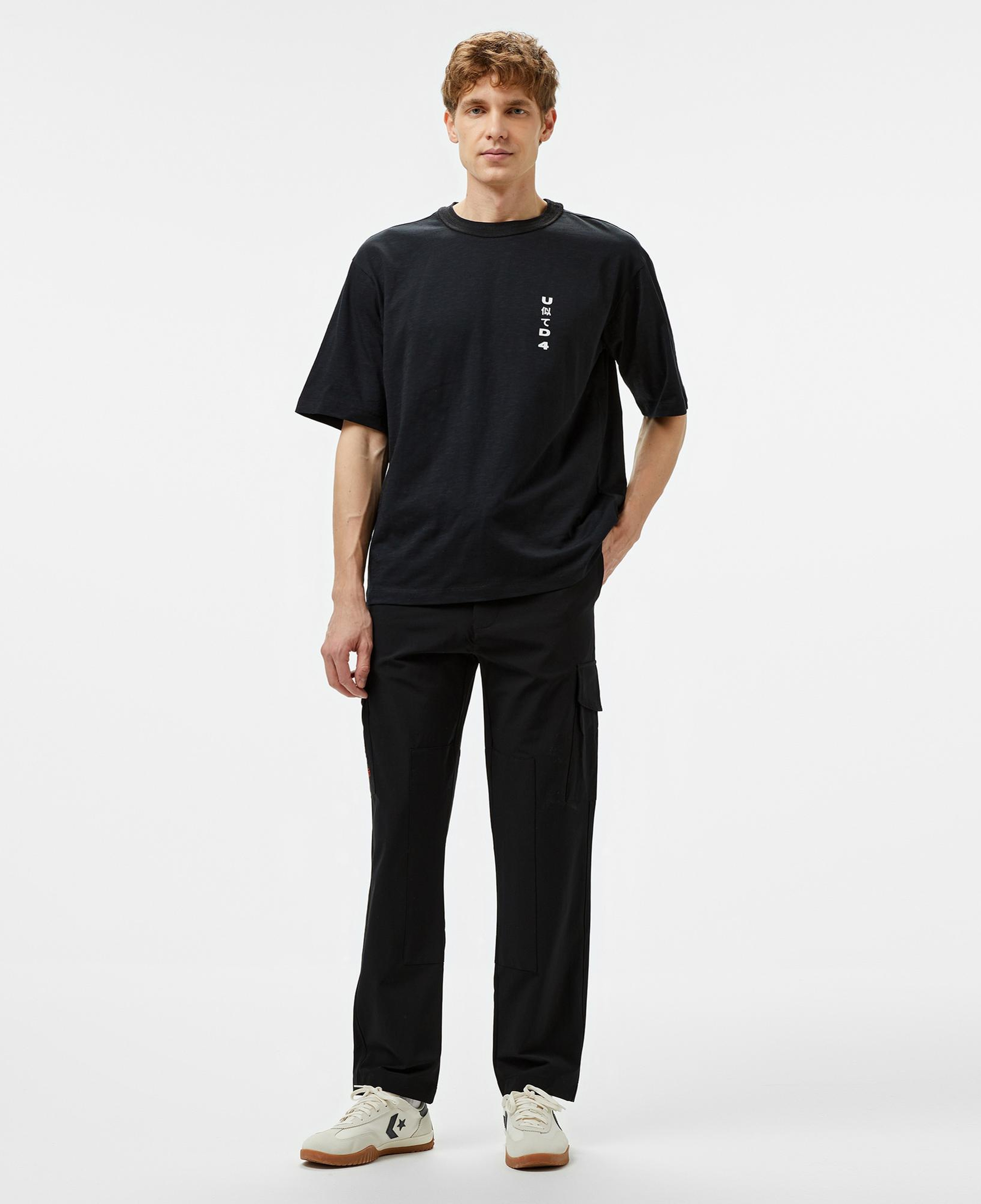 The Stay Line Ena Erkek Siyah Kargo Pantolon