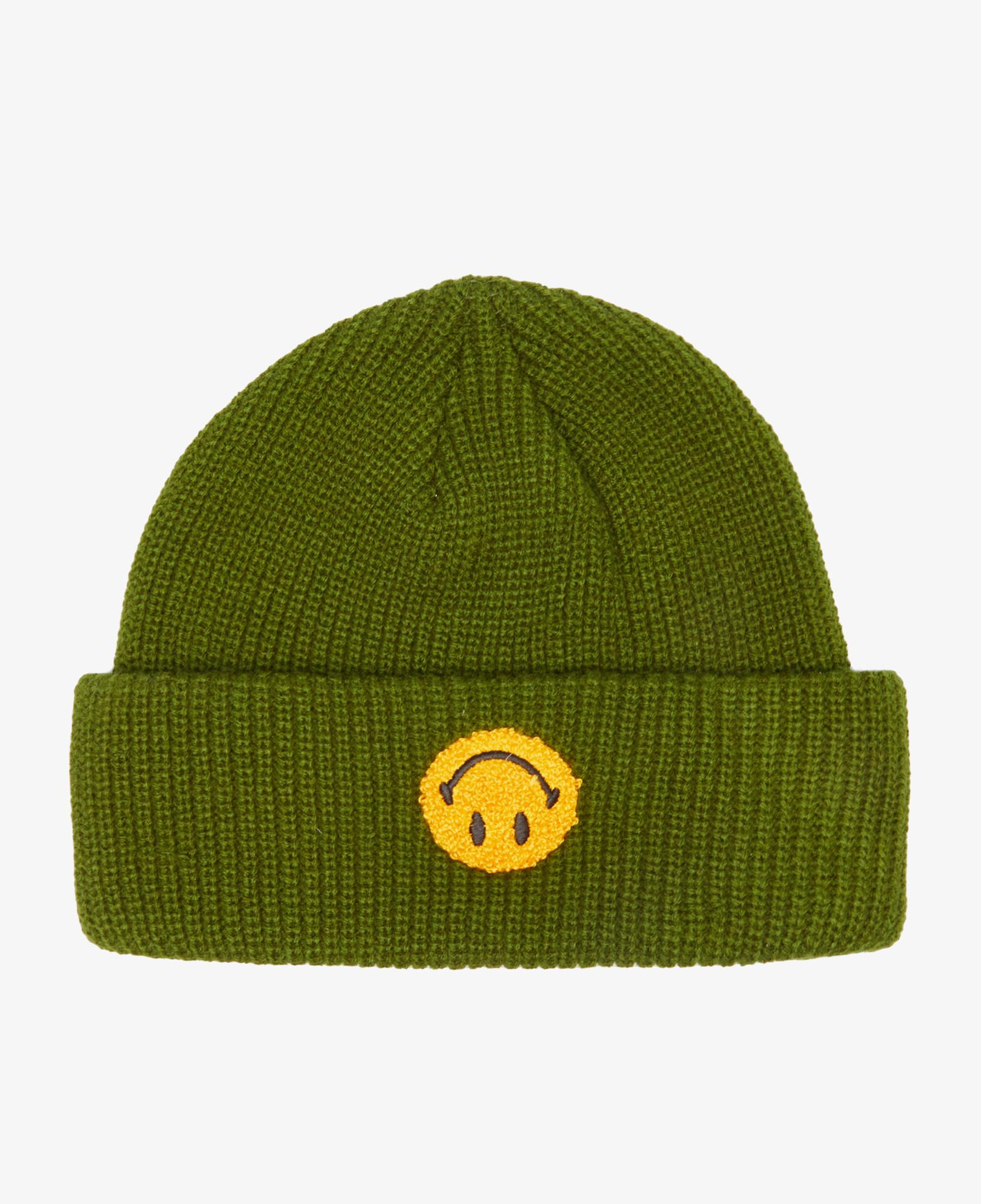 Market Smiley Upside Down Beanie Erkek Yeşil Bere