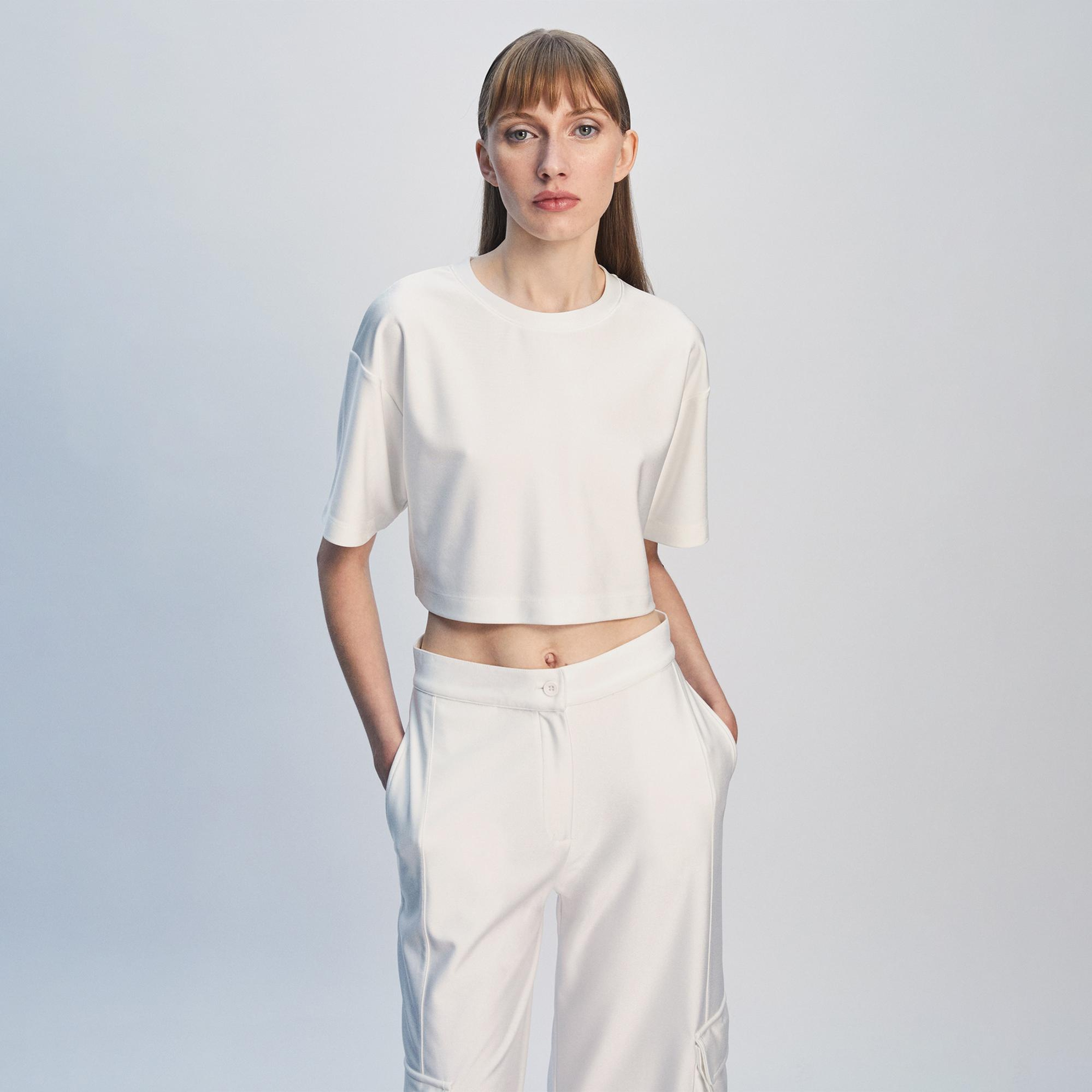 The Stay Line Classic Kadın Beyaz T-Shirt