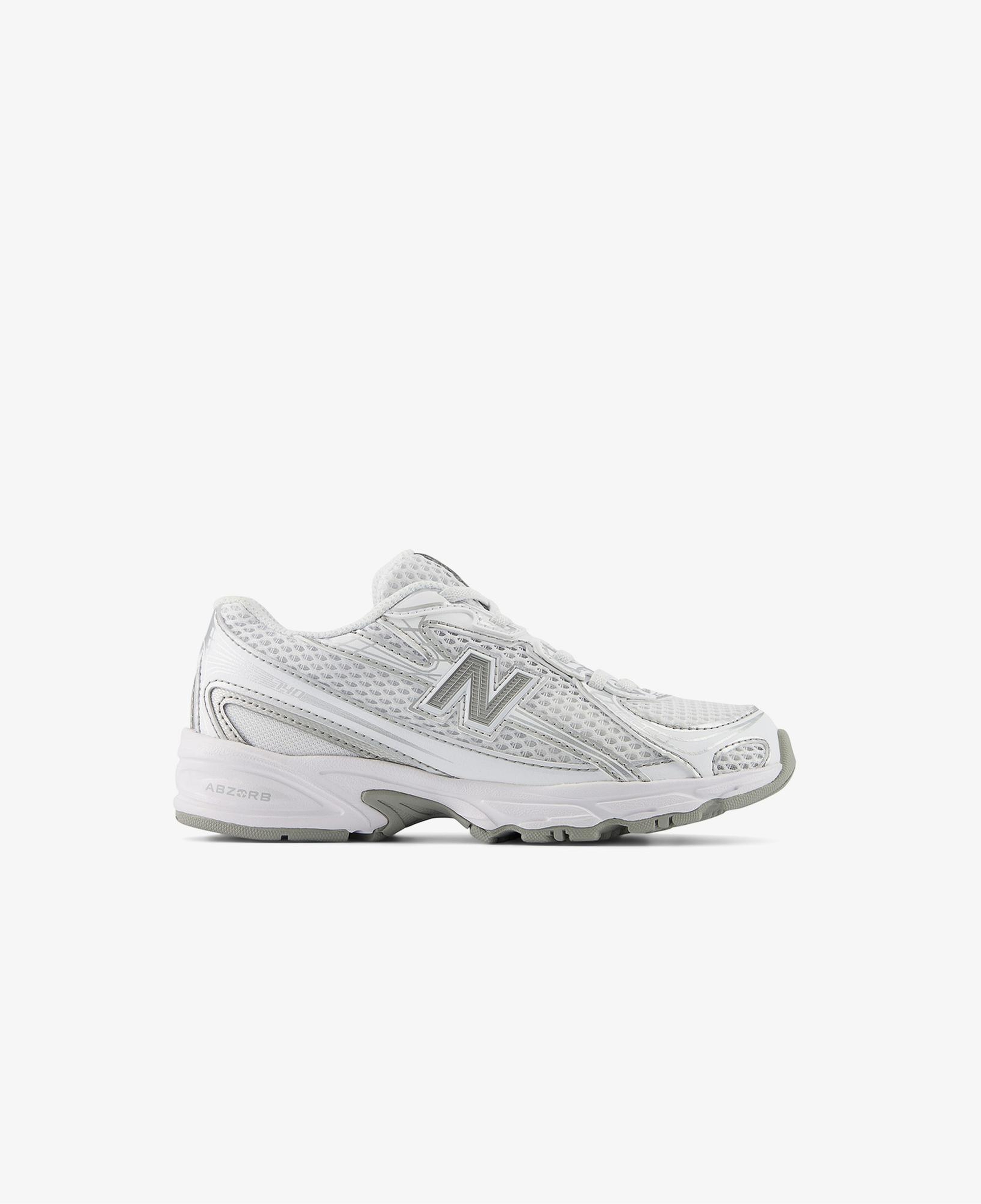 New Balance 740 Bungee Lace Çocuk Gümüş/Beyaz Spor Ayakkabı
