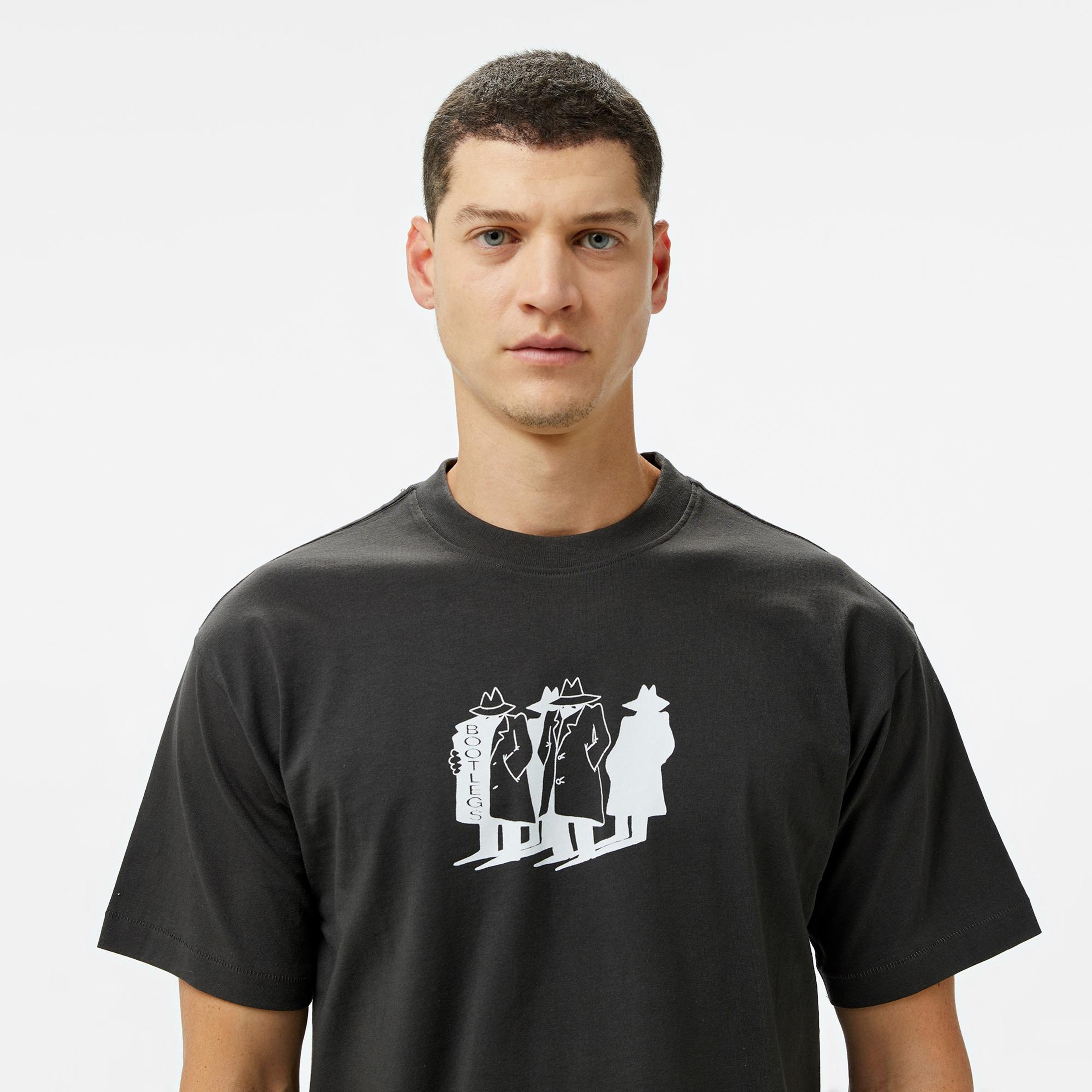 Market Call My Dealer Erkek Siyah T-Shirt