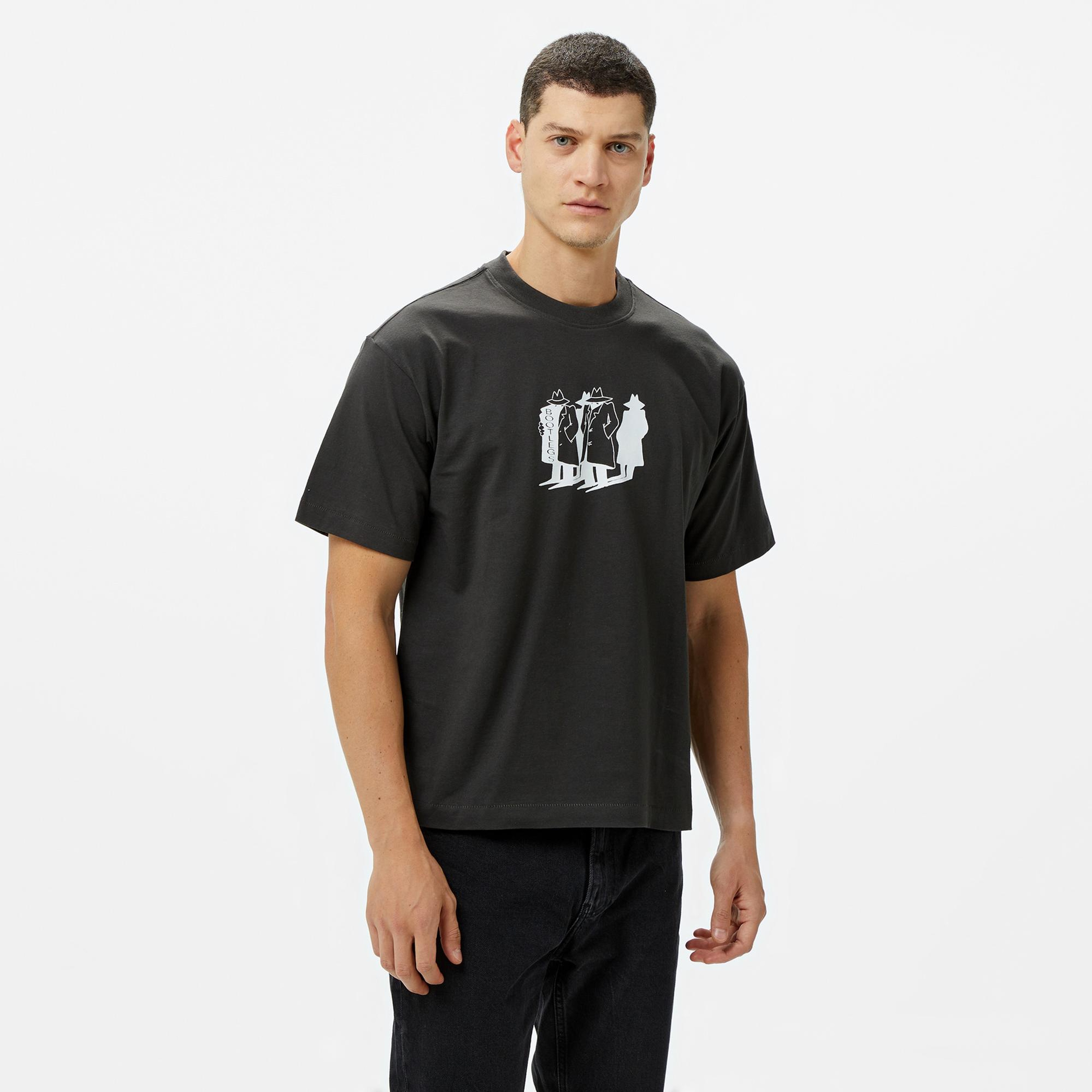 Market Call My Dealer Erkek Siyah T-Shirt