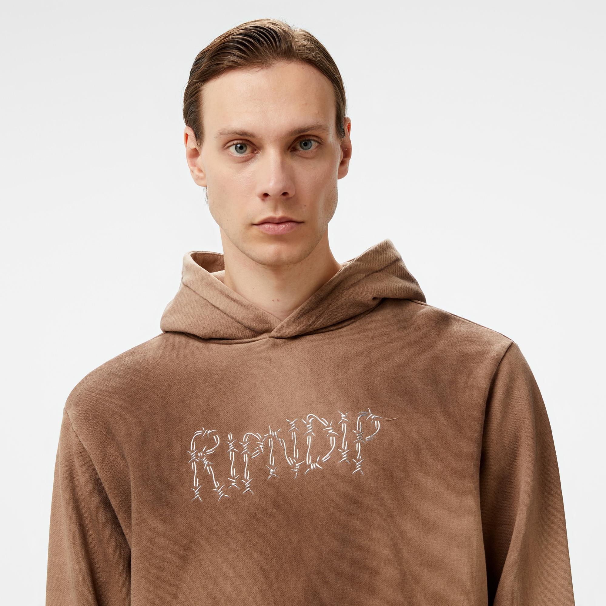 Ripndip Keep Out Erkek Kahverengi Sweatshirt