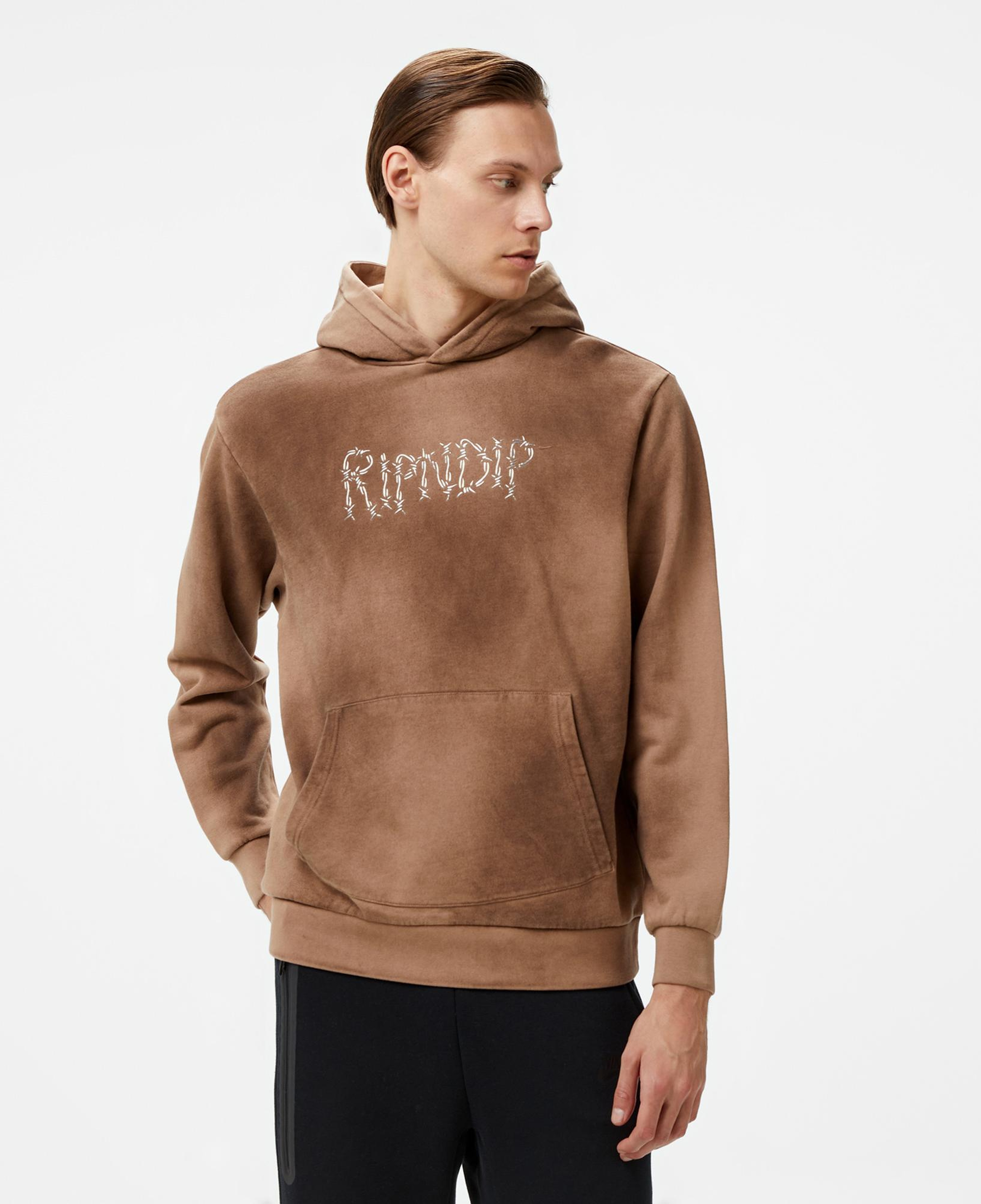 Ripndip Keep Out Erkek Kahverengi Sweatshirt