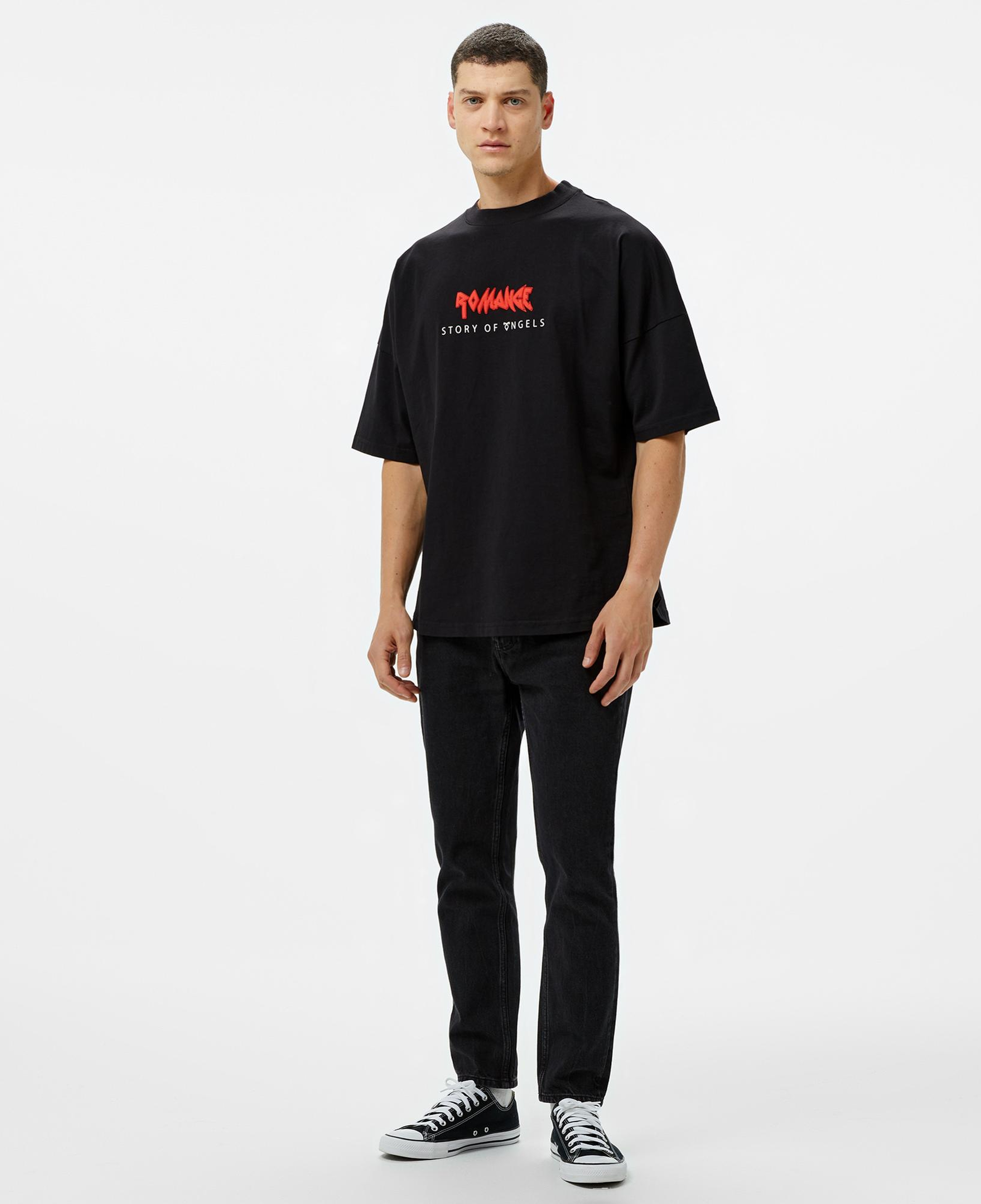 Story Of Angels Ganesha Dream Erkek Siyah T-Shirt