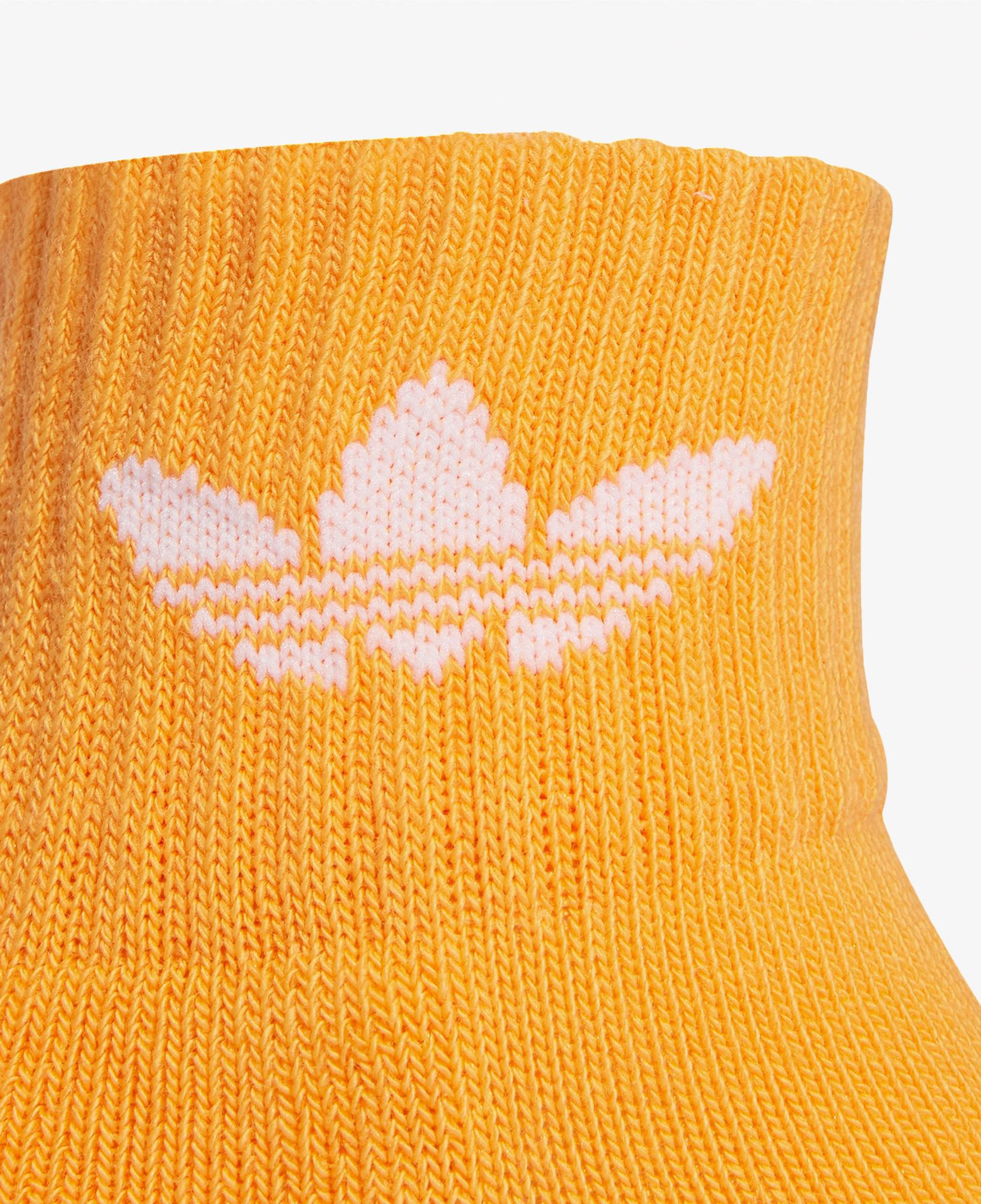 adidas AntiSlip Çocuk Turuncu/Pembe 2'li Çorap