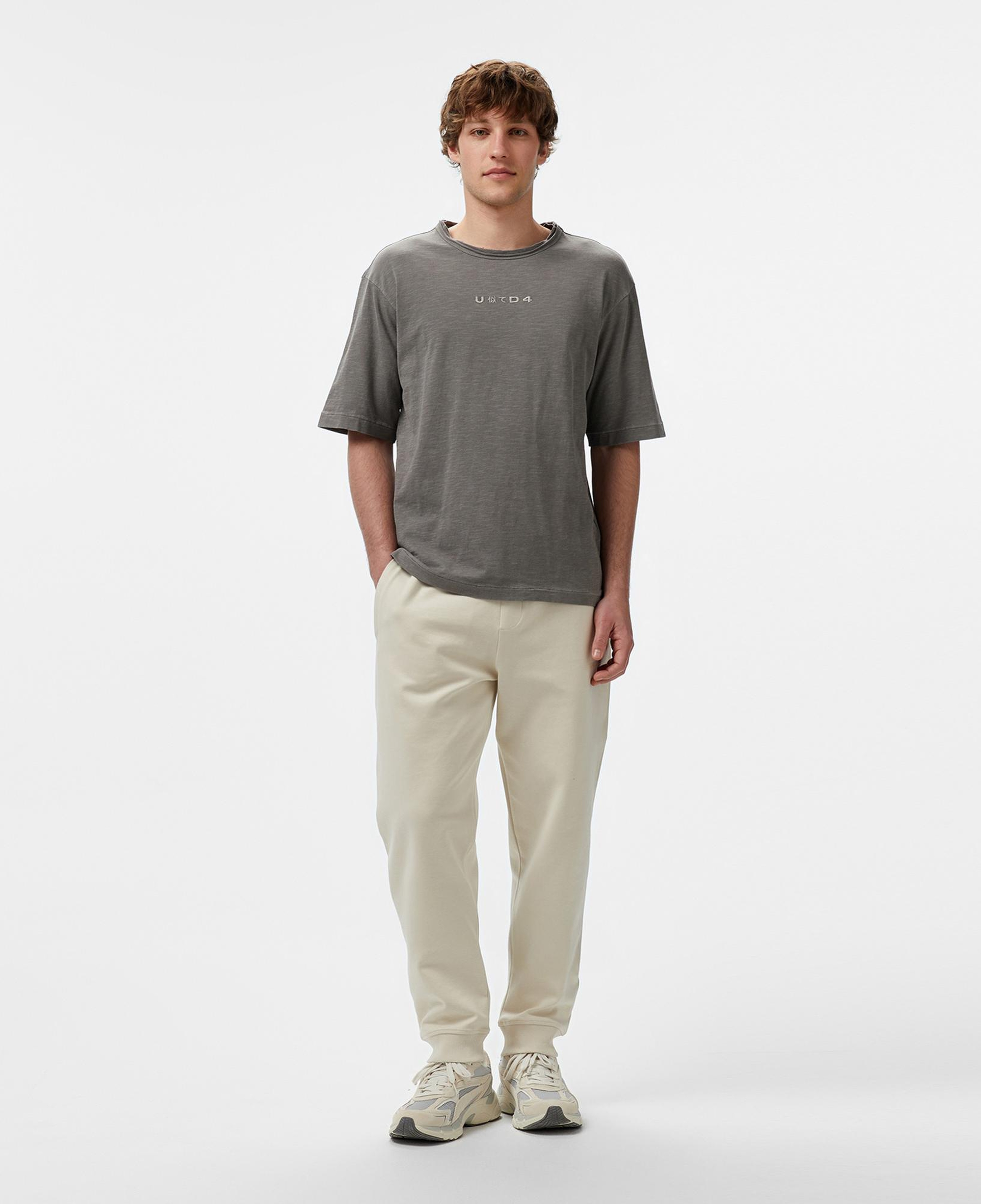 UNITED4 Erkek Gri T-Shirt